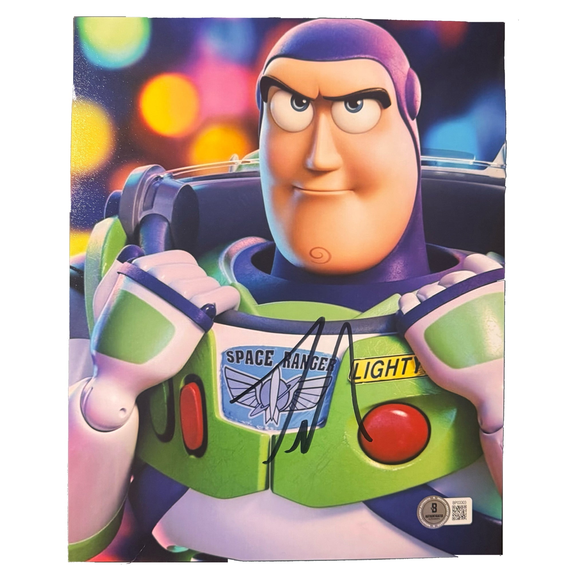 Tim Allen Signed Buzz Lightyear Photo