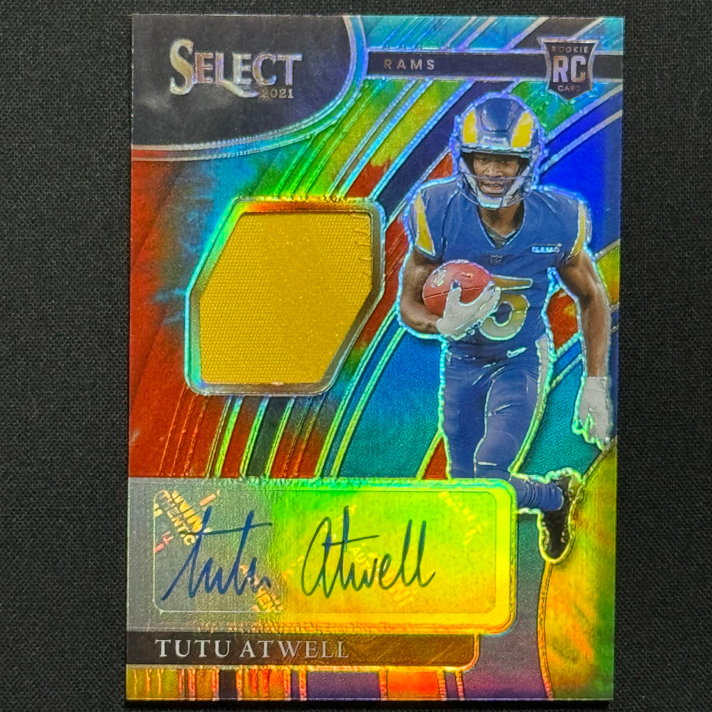 Tutu Atwell 2021 Panini Select Tie Dye #RSM-TAT RPA #/25