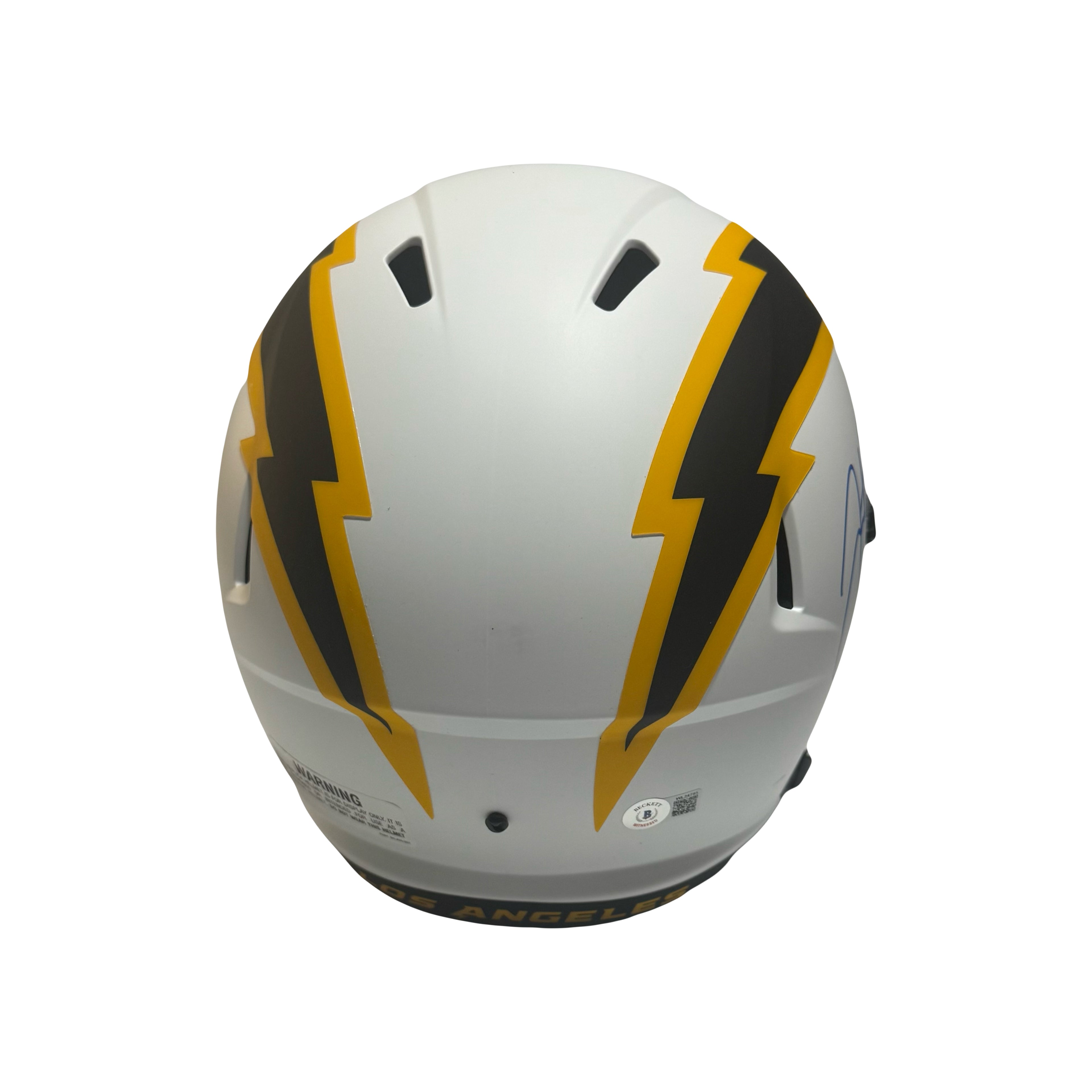 Justin Herbert Signed Chargers Full-Size Lunar Eclipse Alternate Speed Helmet