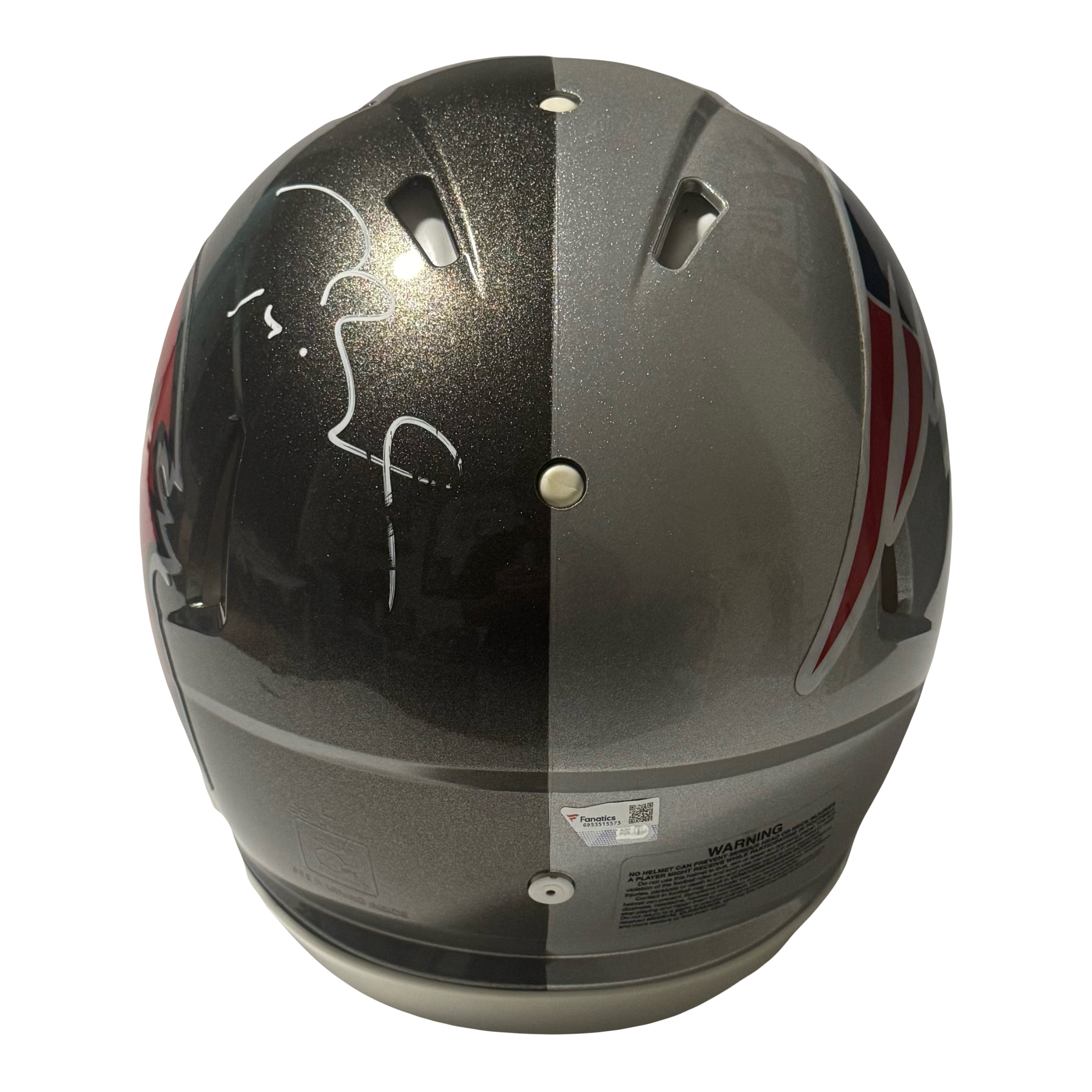 Tom Brady Signed Patriots & Buccaneers Full-Size Authentic On-Field Helmet