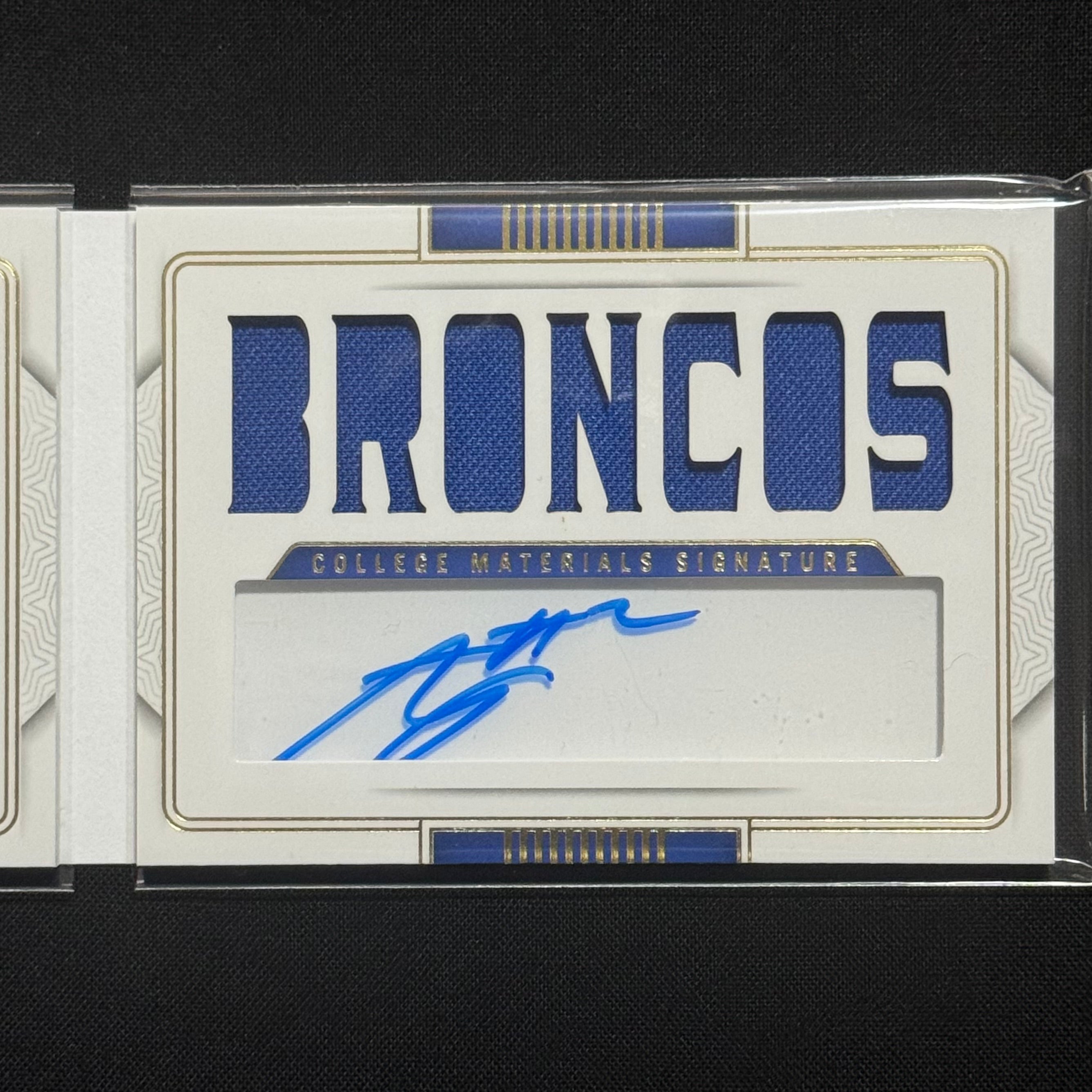 Ashton Jeanty 2025 Panini National Treasures Collegiate Booklet #CMSB-AJY RPA #/99