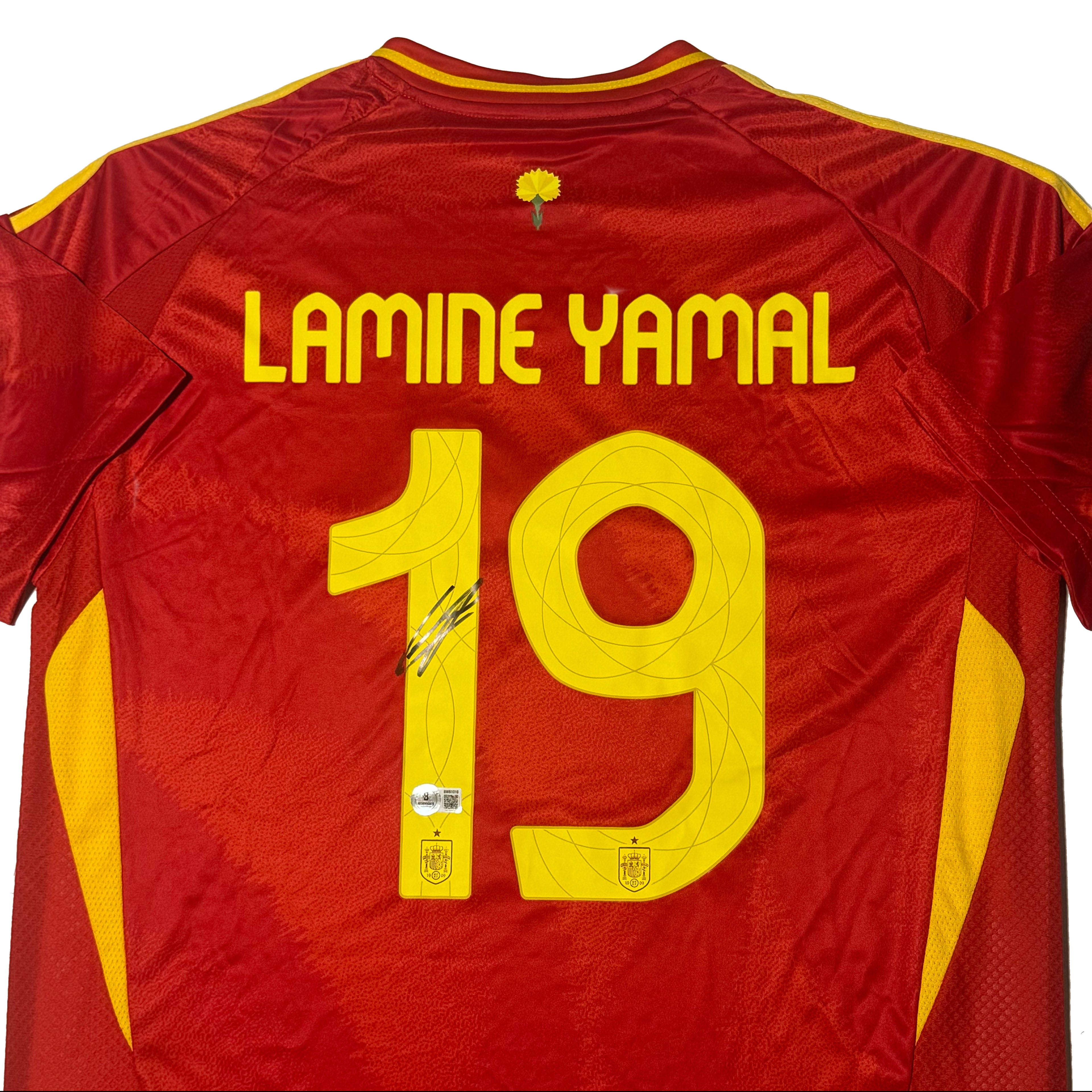 Lamine Yamal Signed Spain Adidas Authentic Jersey
