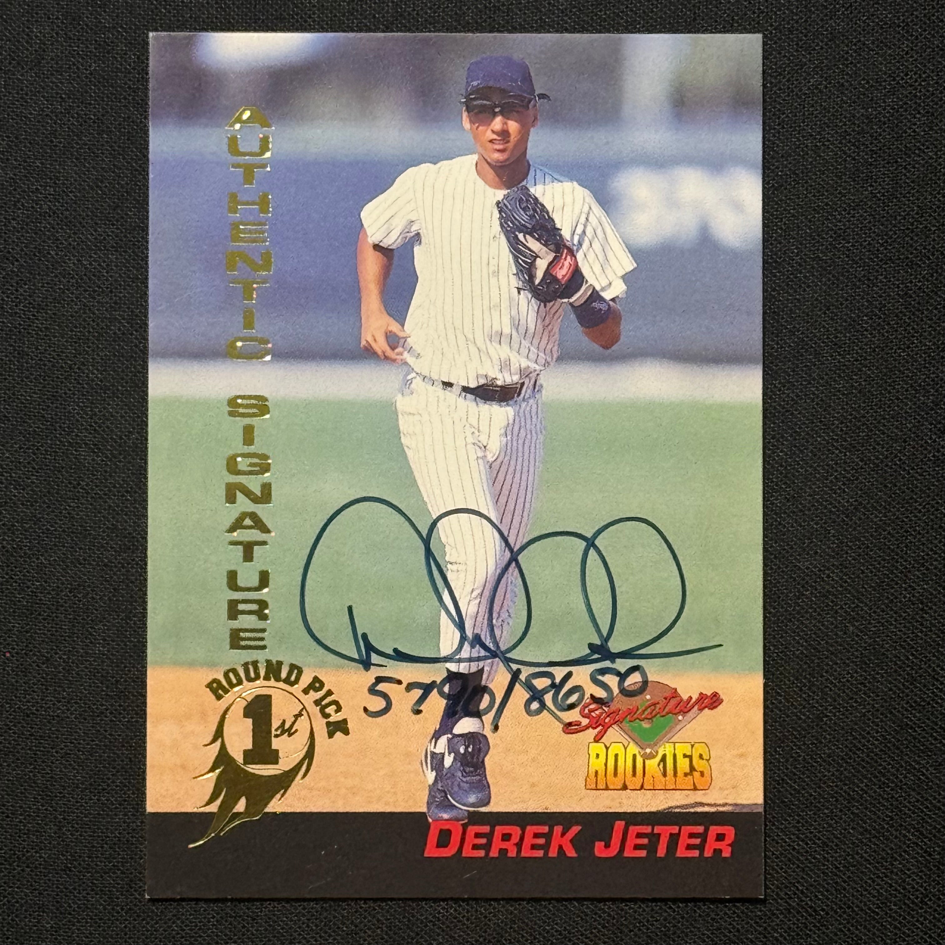 Derek Jeter 1994 Signature Rookies Signatures #35 RC #5790/8650