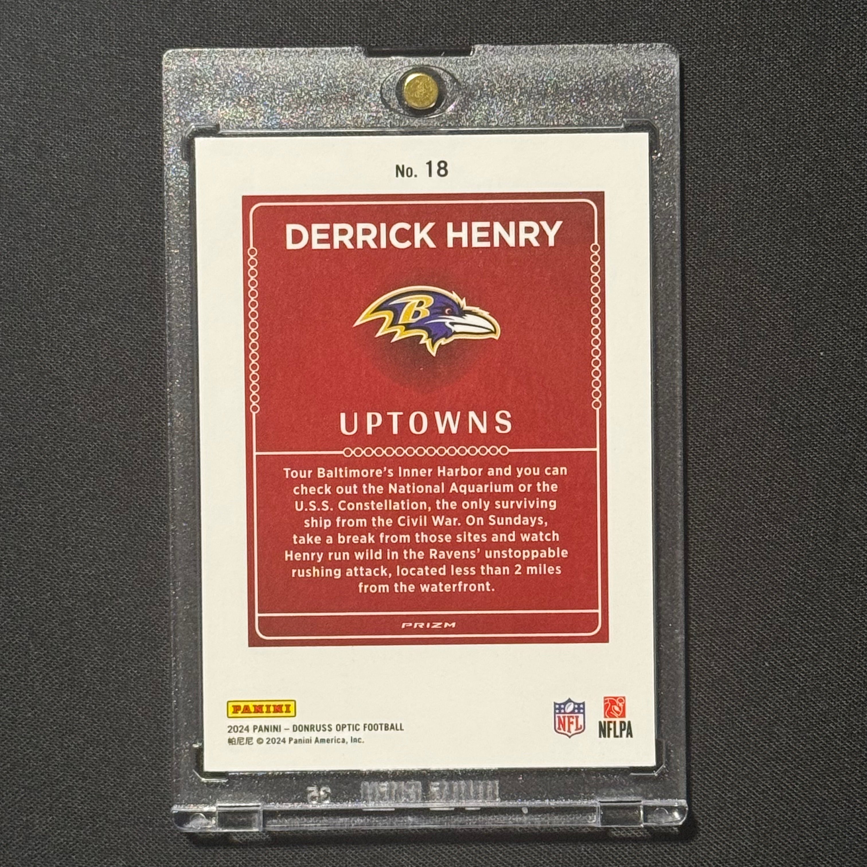 Derrick Henry 2024 Donruss Optic Uptowns #18