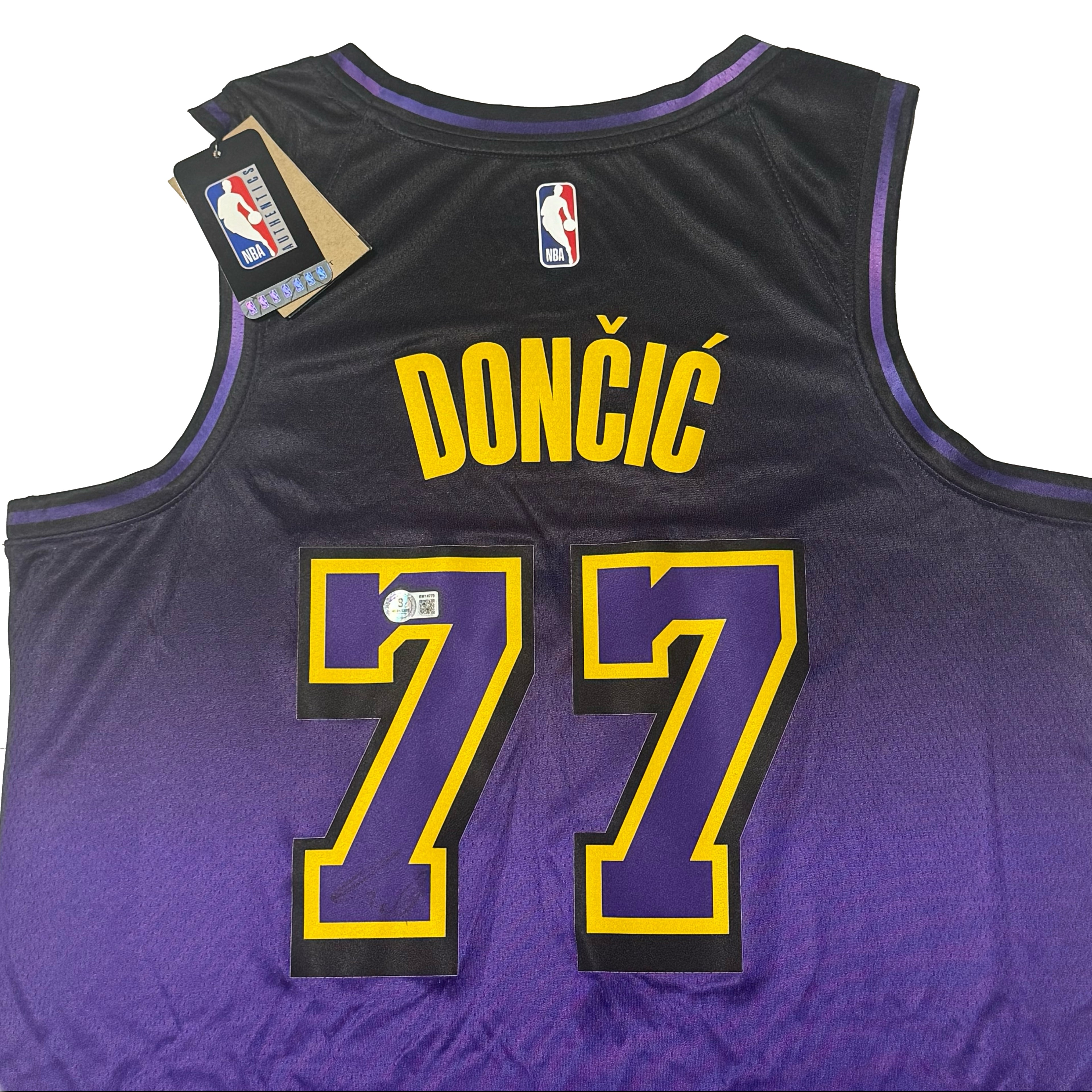 Luka Doncic Signed Lakers Nike Authentic Jersey