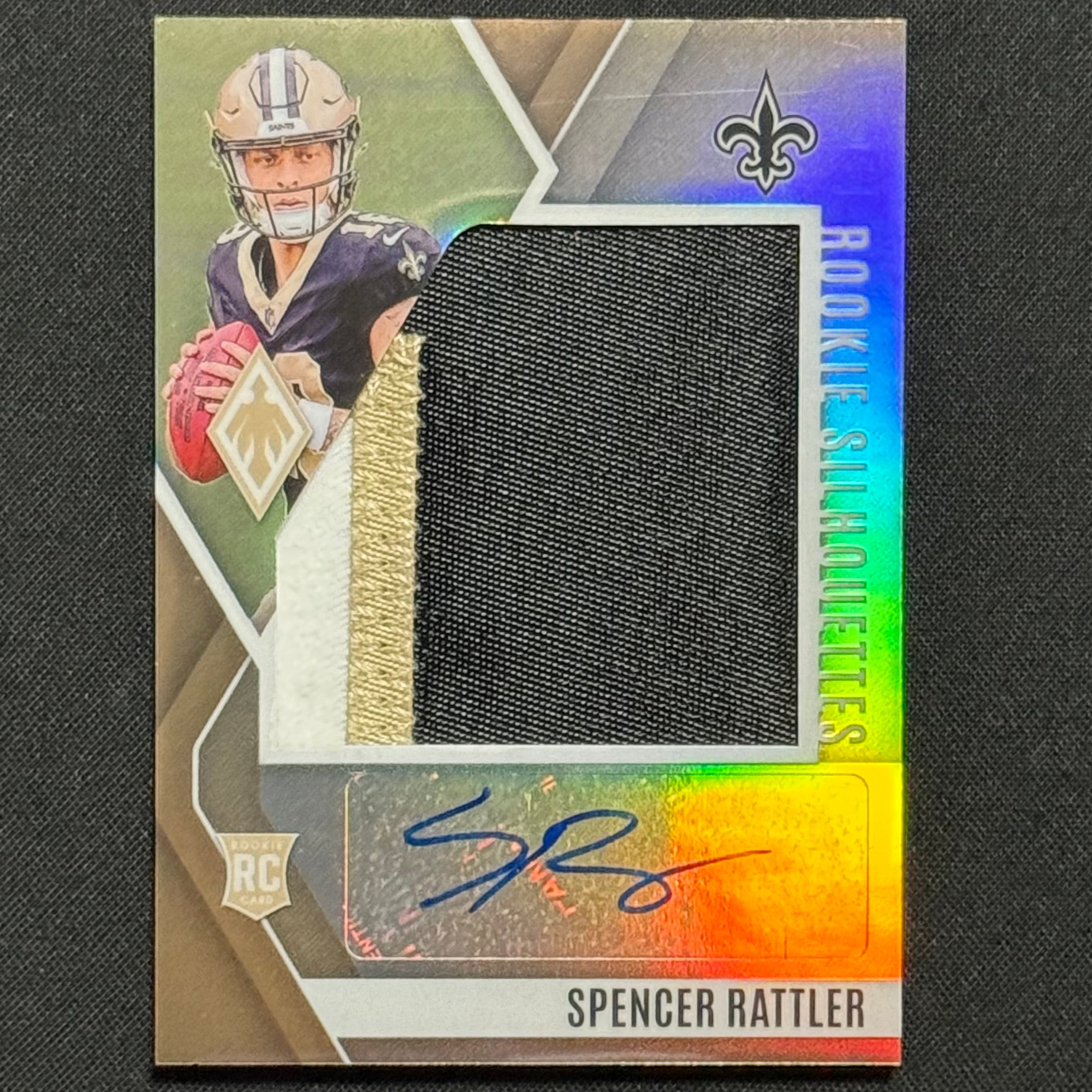 Spencer Rattler 2024 Panini Phoenix Rookie Silhouettes #RS-SRR RPA #/33