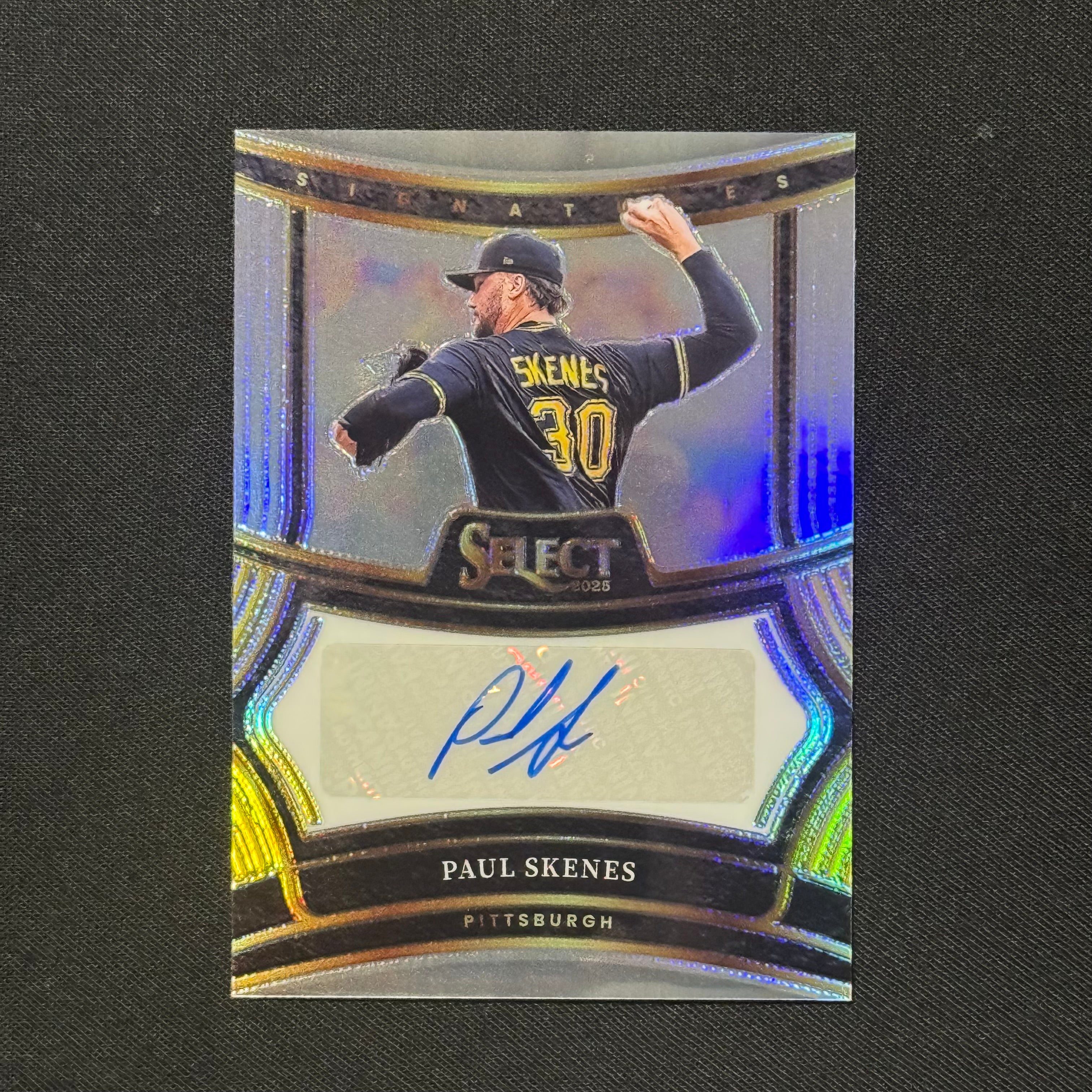 Paul Skenes 2025 Panini Select Signatures #13