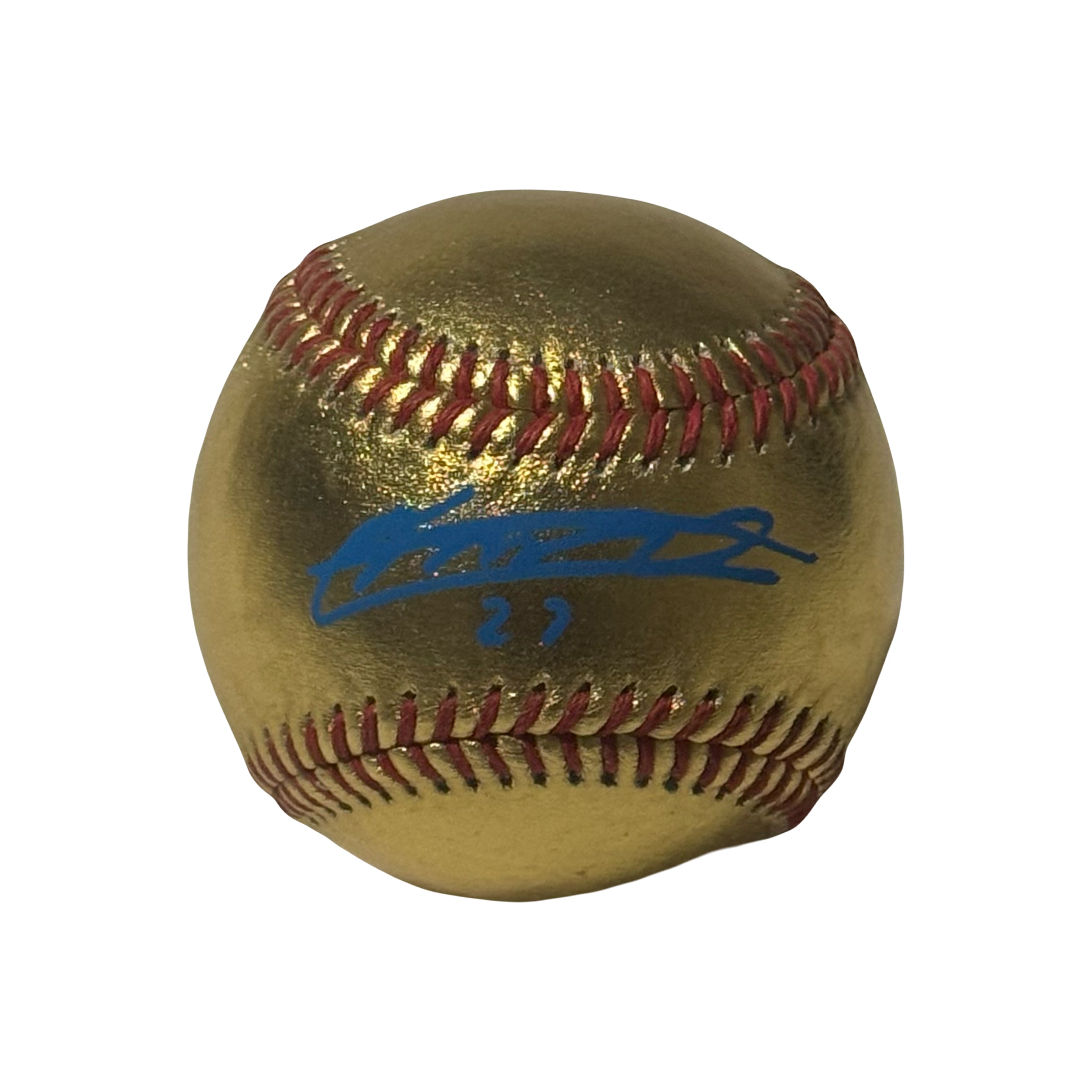 Vladimir Guerrero Jr. Signed OML Gold Baseball