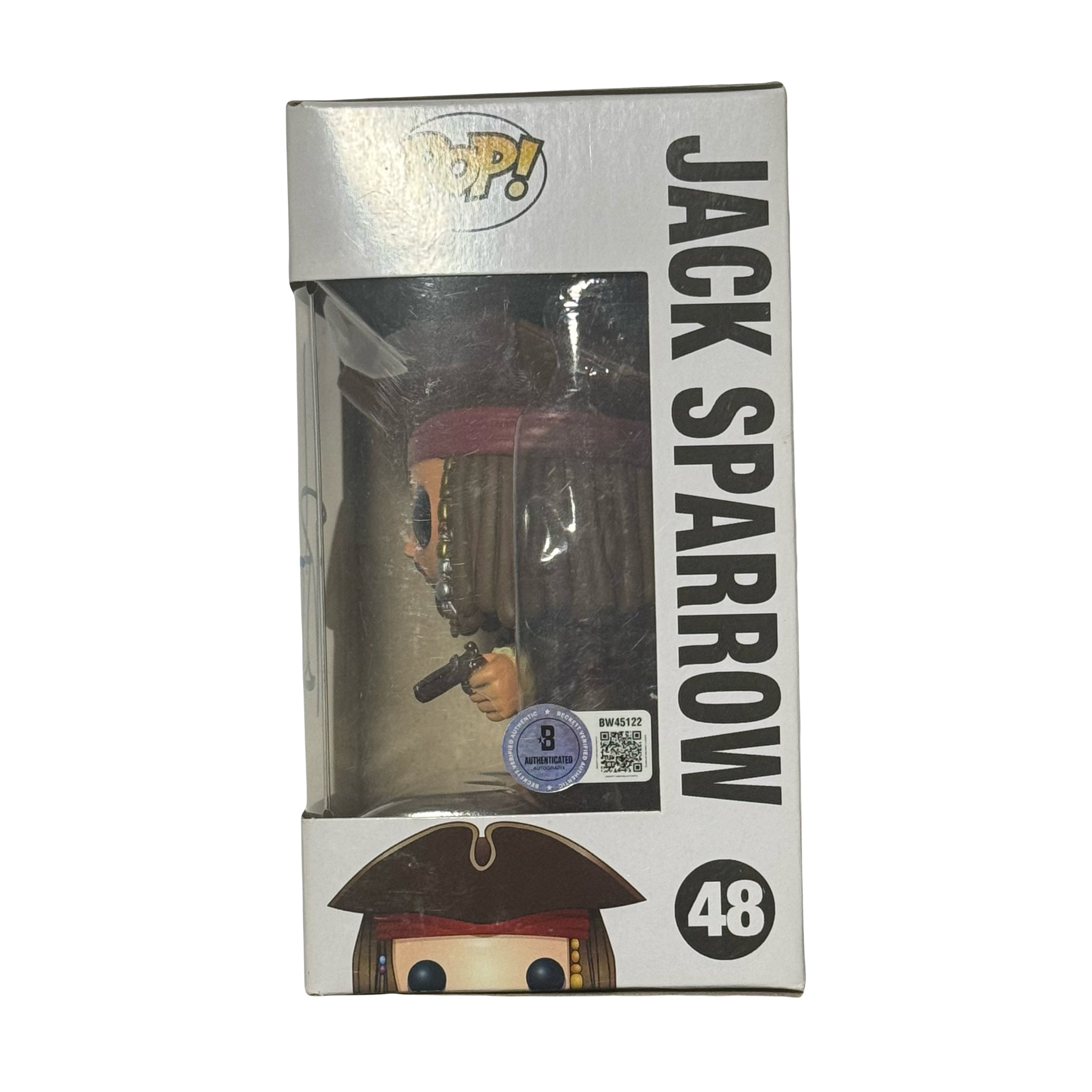Johnny Depp Signed Jack Sparrow Funko Pop