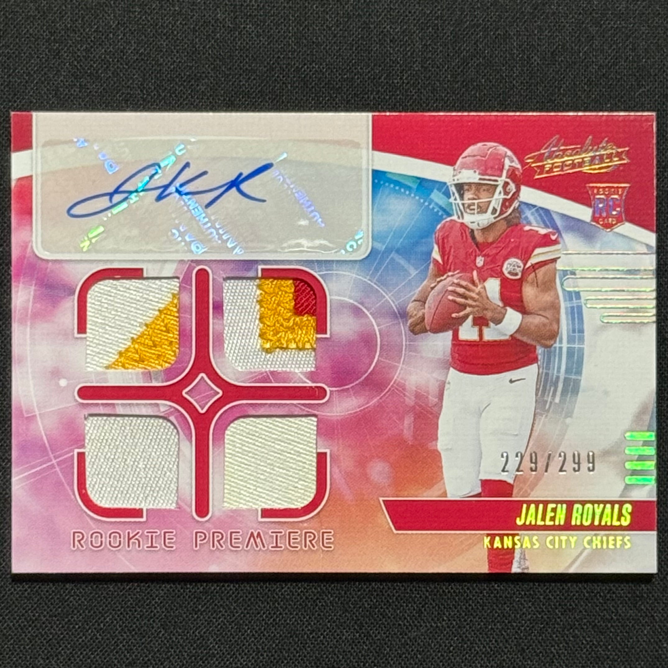 Jalen Royals 2025 Panini Absolute Rookie Premiere #RPM-JRS RPA #/299