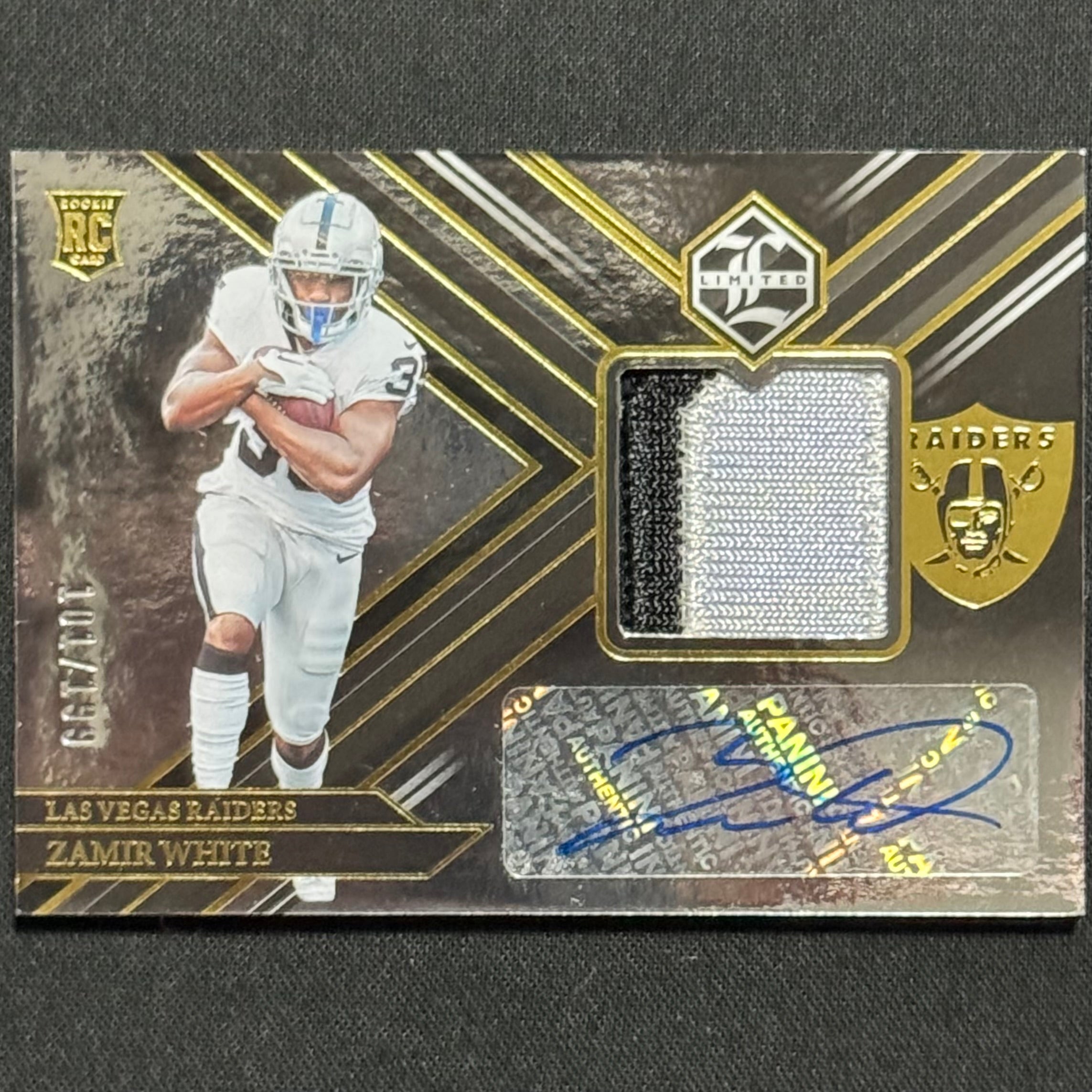 Zamir White 2022 Panini Limited #135 RPA #/199