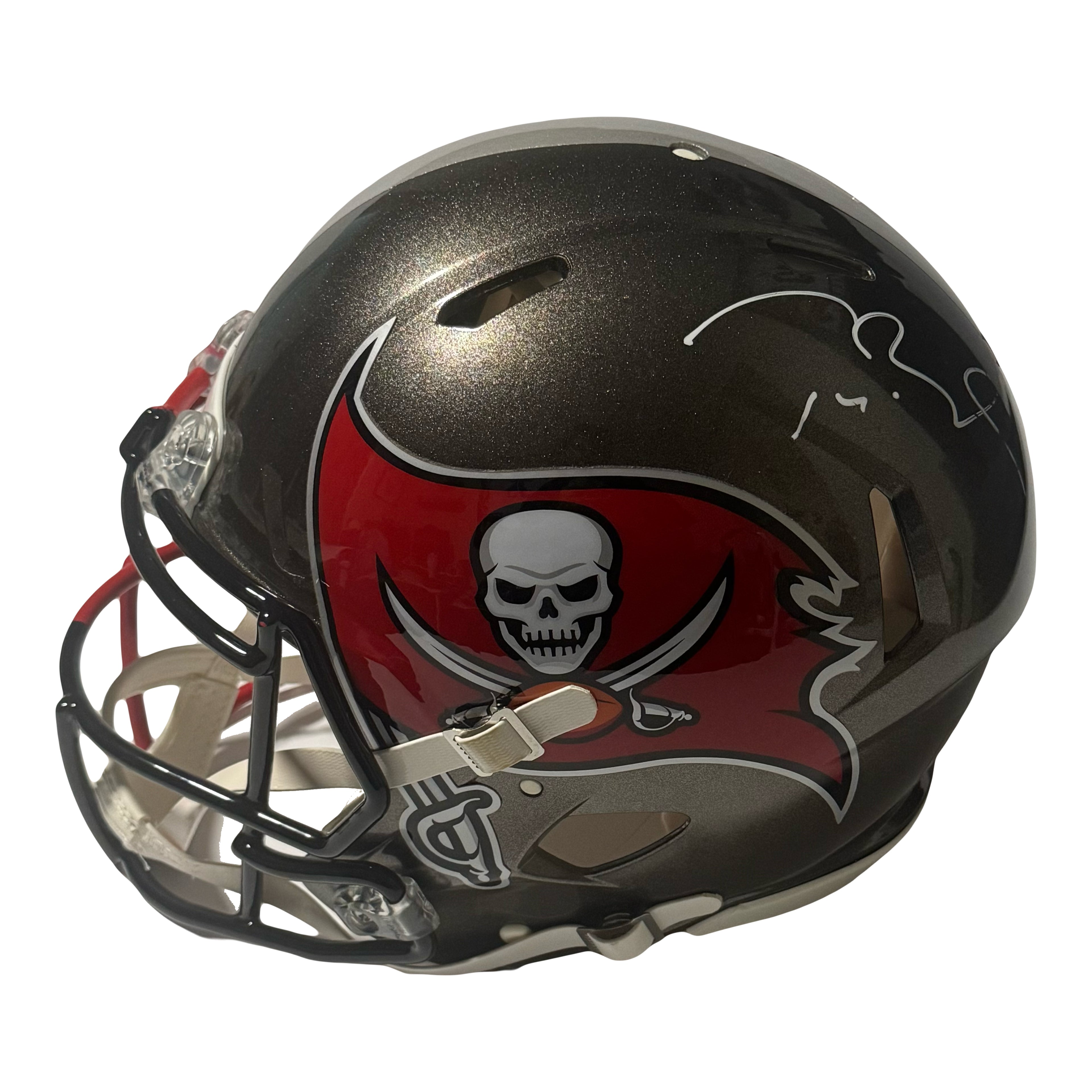Tom Brady Signed Patriots & Buccaneers Full-Size Authentic On-Field Helmet