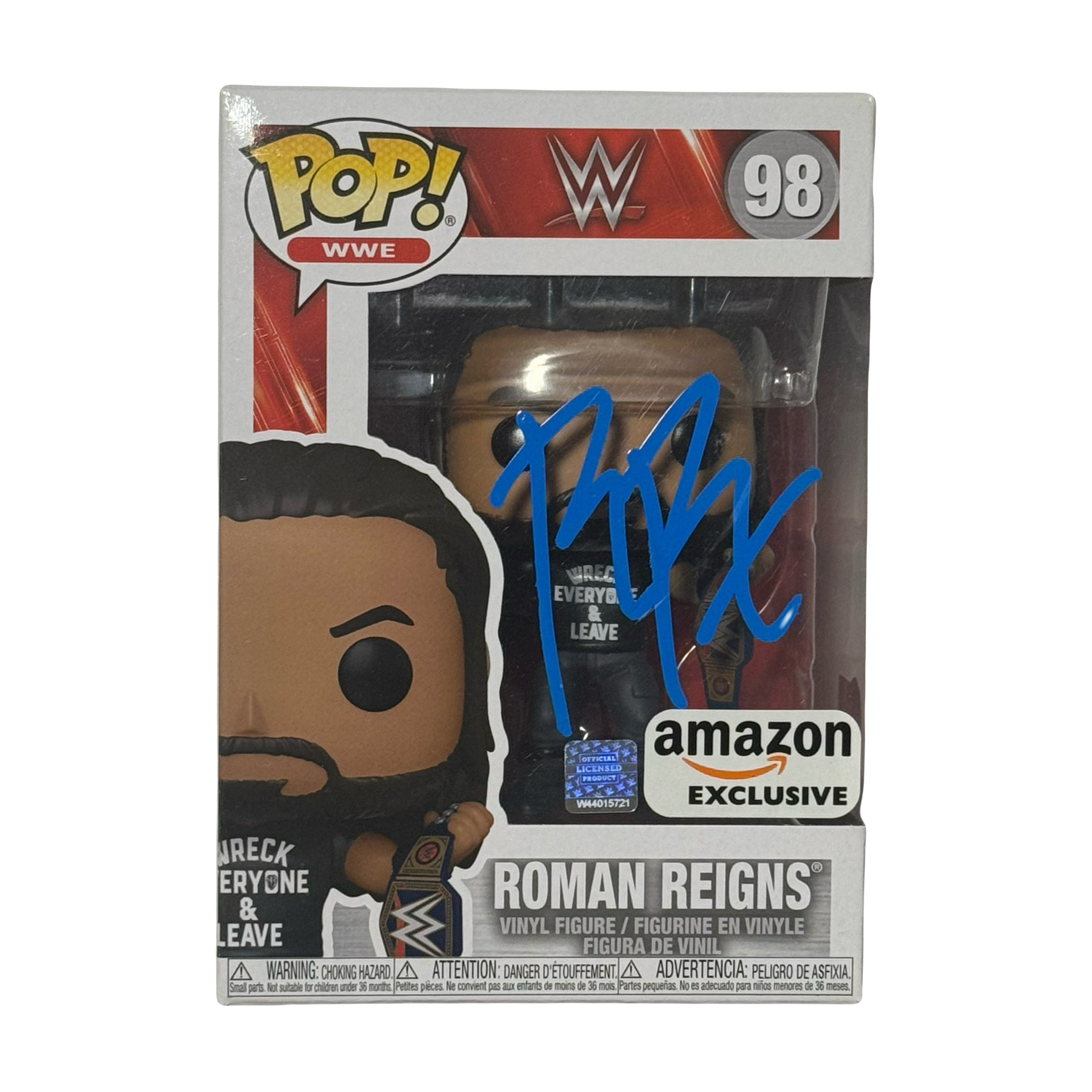 Roman Reigns Signed WWE Funko Pop