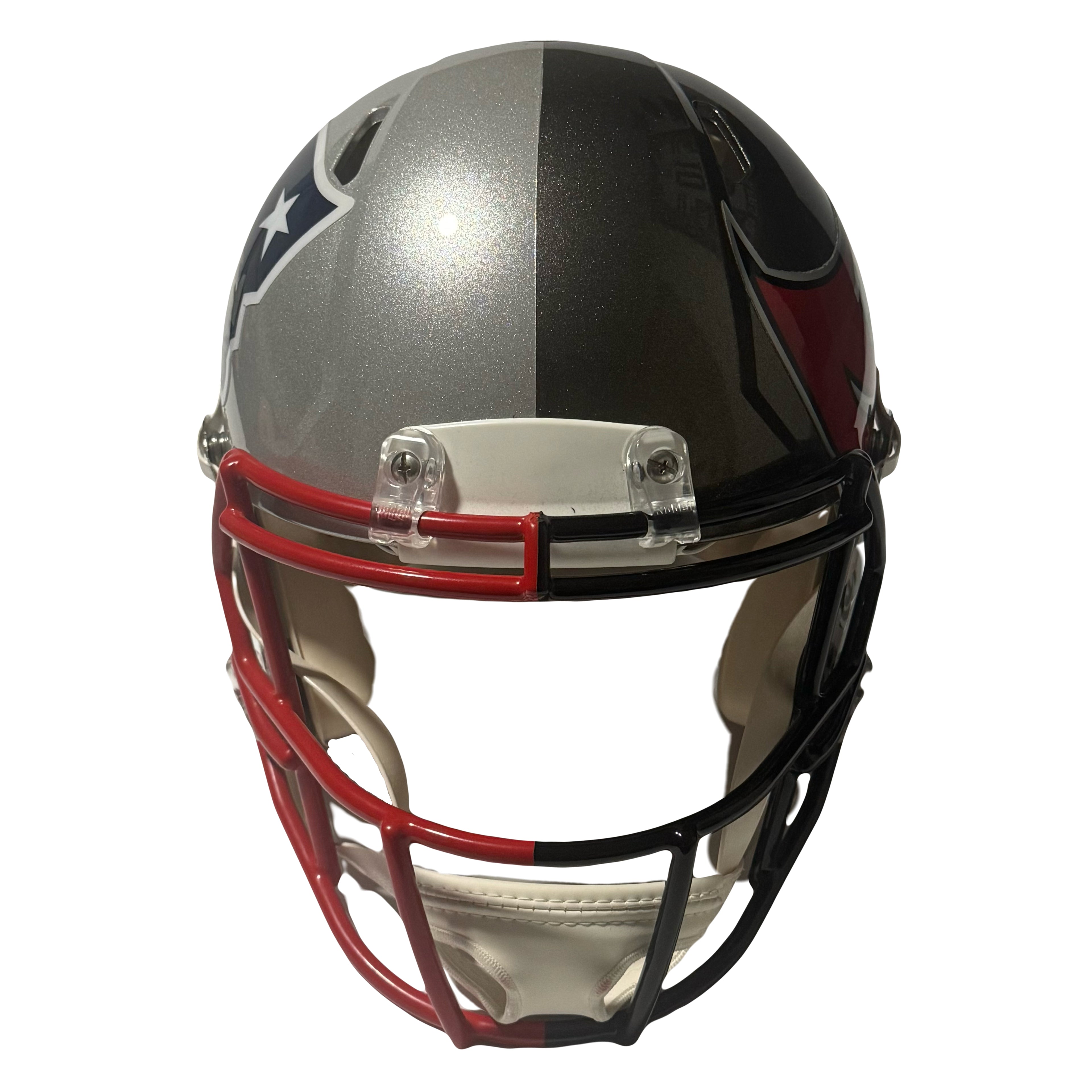 Tom Brady Signed Patriots & Buccaneers Full-Size Authentic On-Field Helmet