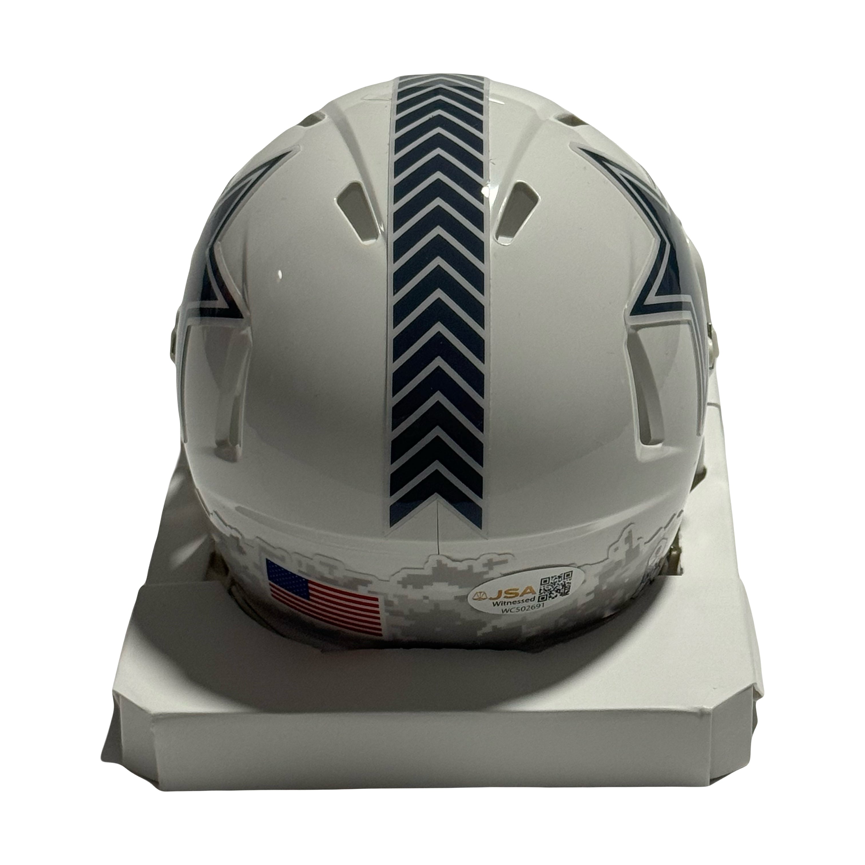 George Pickens Signed Cowboys Salute to Service Alternate Speed Mini Helmet