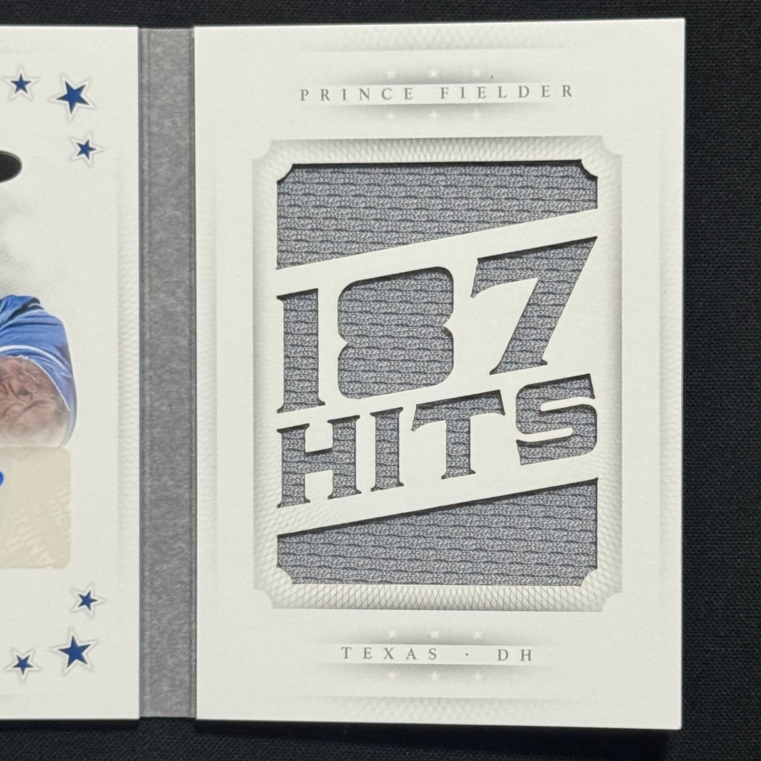 Prince Fielder 2016 National Treasures Booklet #SBMS-PF Patch Auto #/15