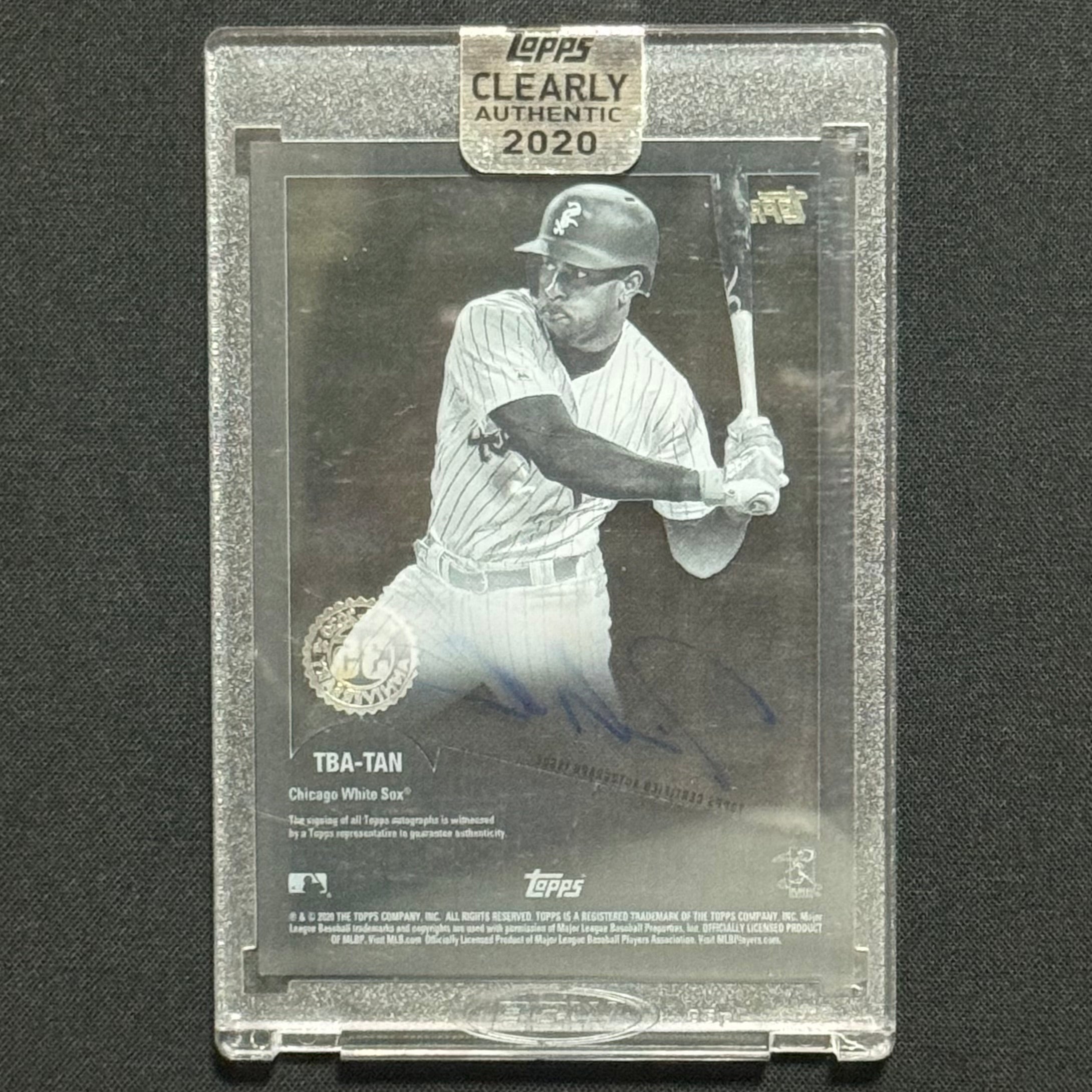 Tim Anderson 2020 Topps Clearly Authentic #TBA-TAN Auto