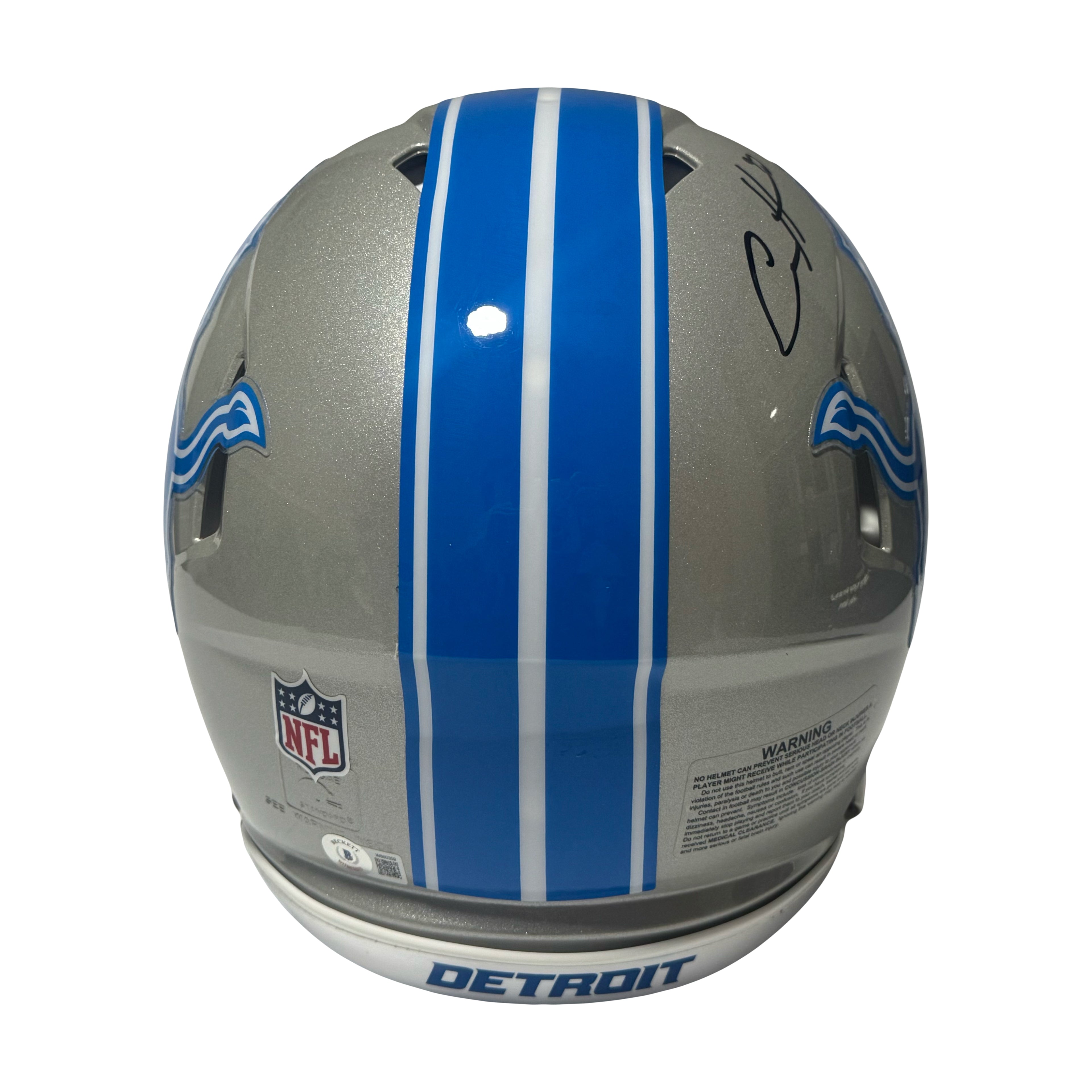 Aiden Hutchinson Signed Lions Full Size Authentic Helmet