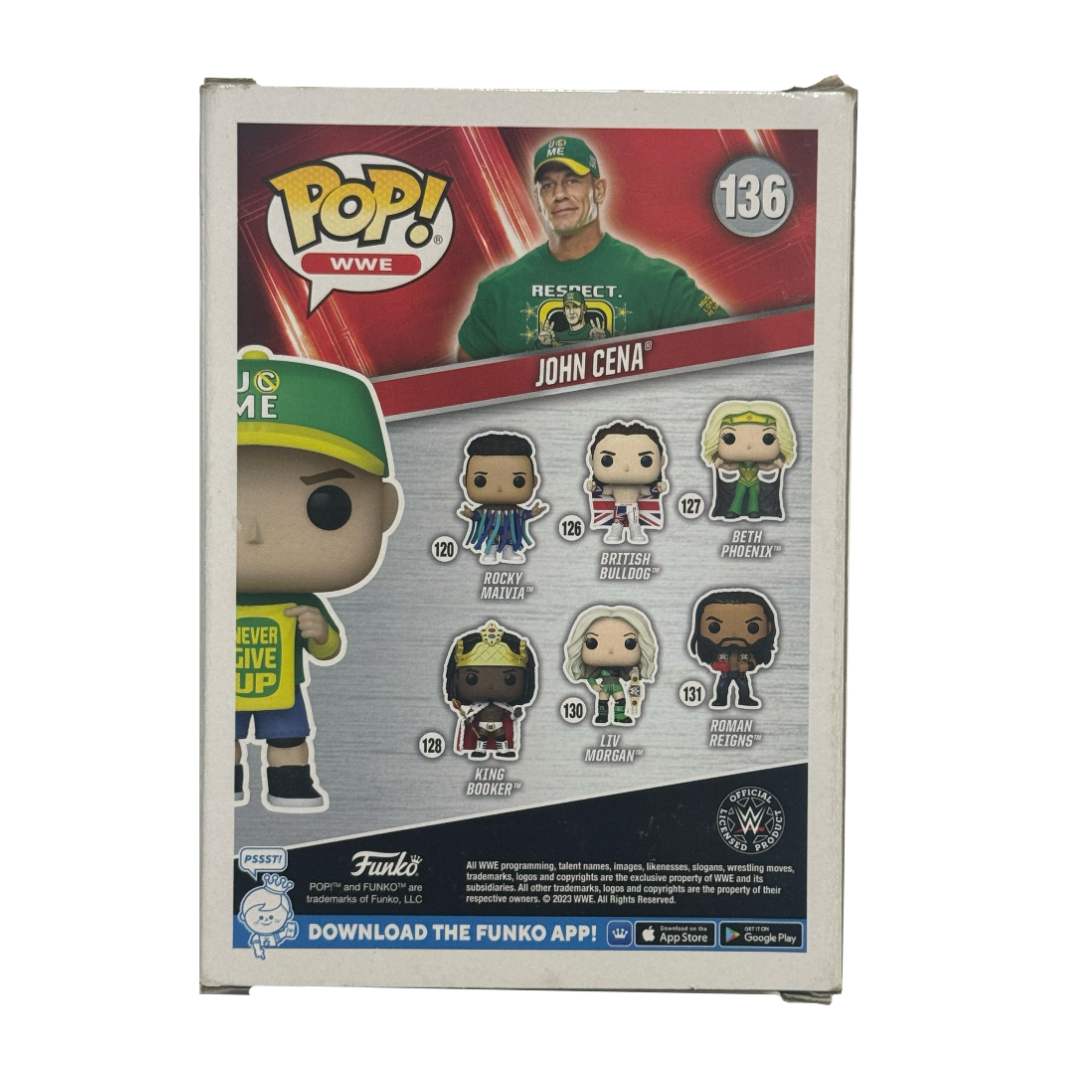 John Cena Signed Funko Pop