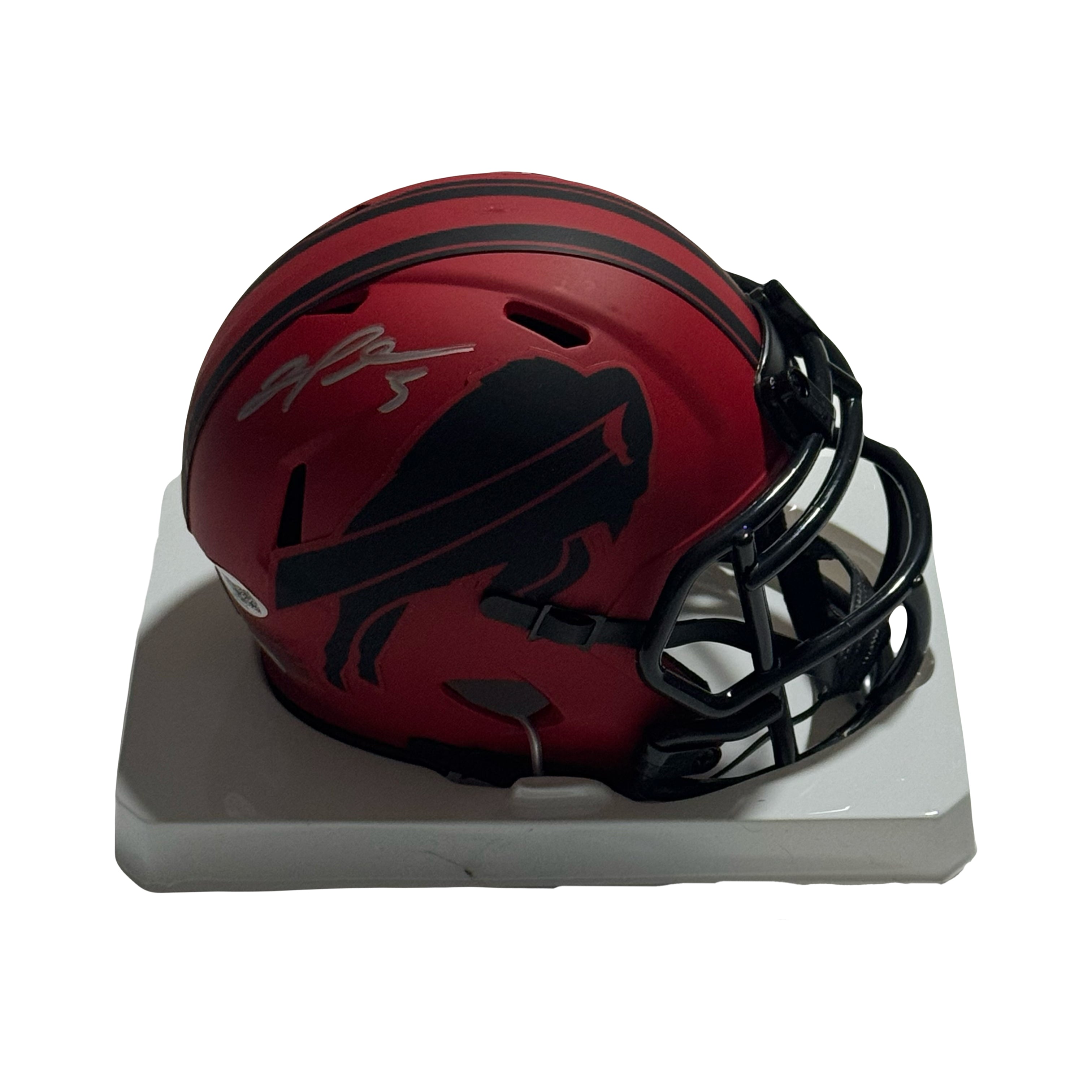 Damar Hamlin Signed Bills Rave Alternate Speed Mini Helmet