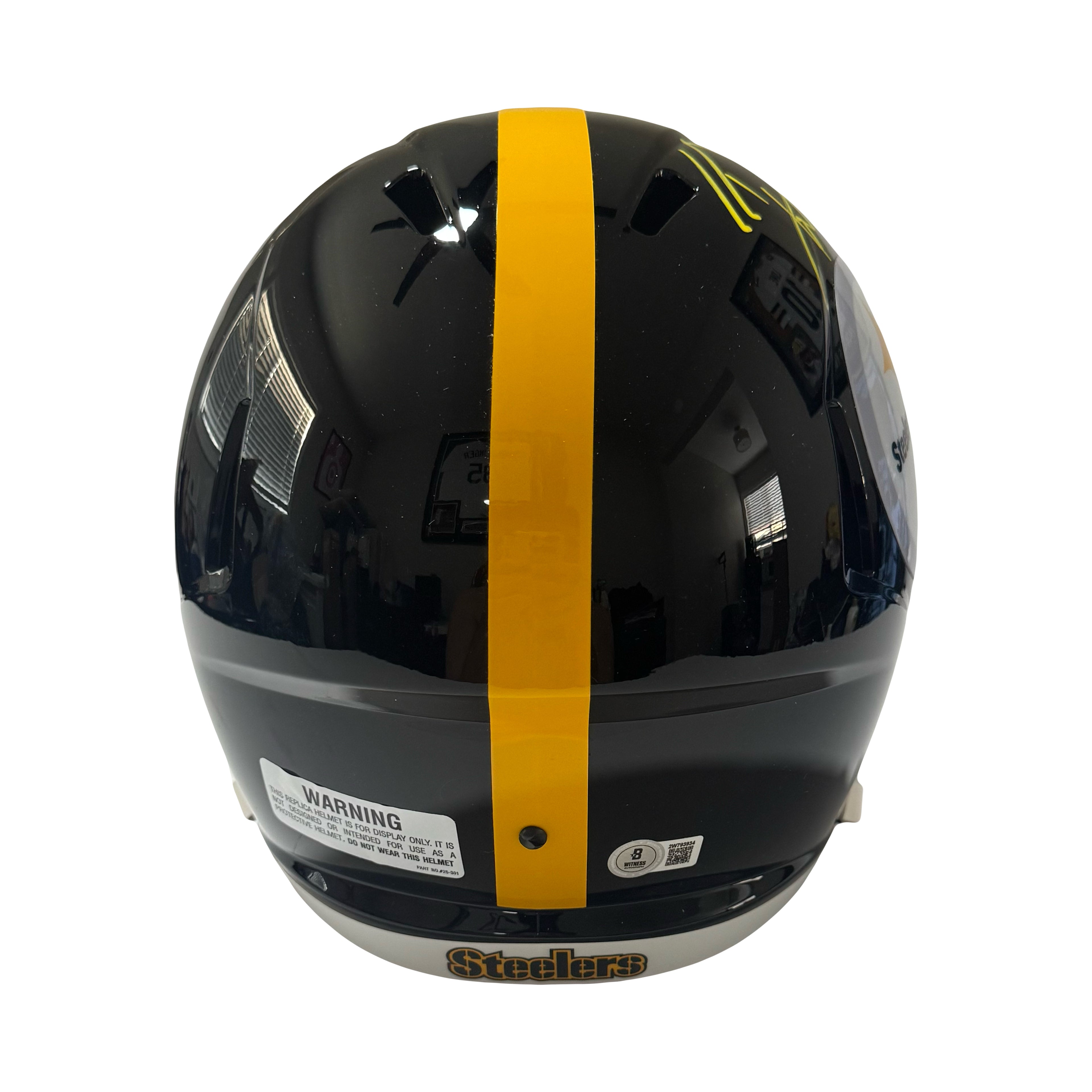 TJ Watt Signed Steelers Full Size Rep Helmet