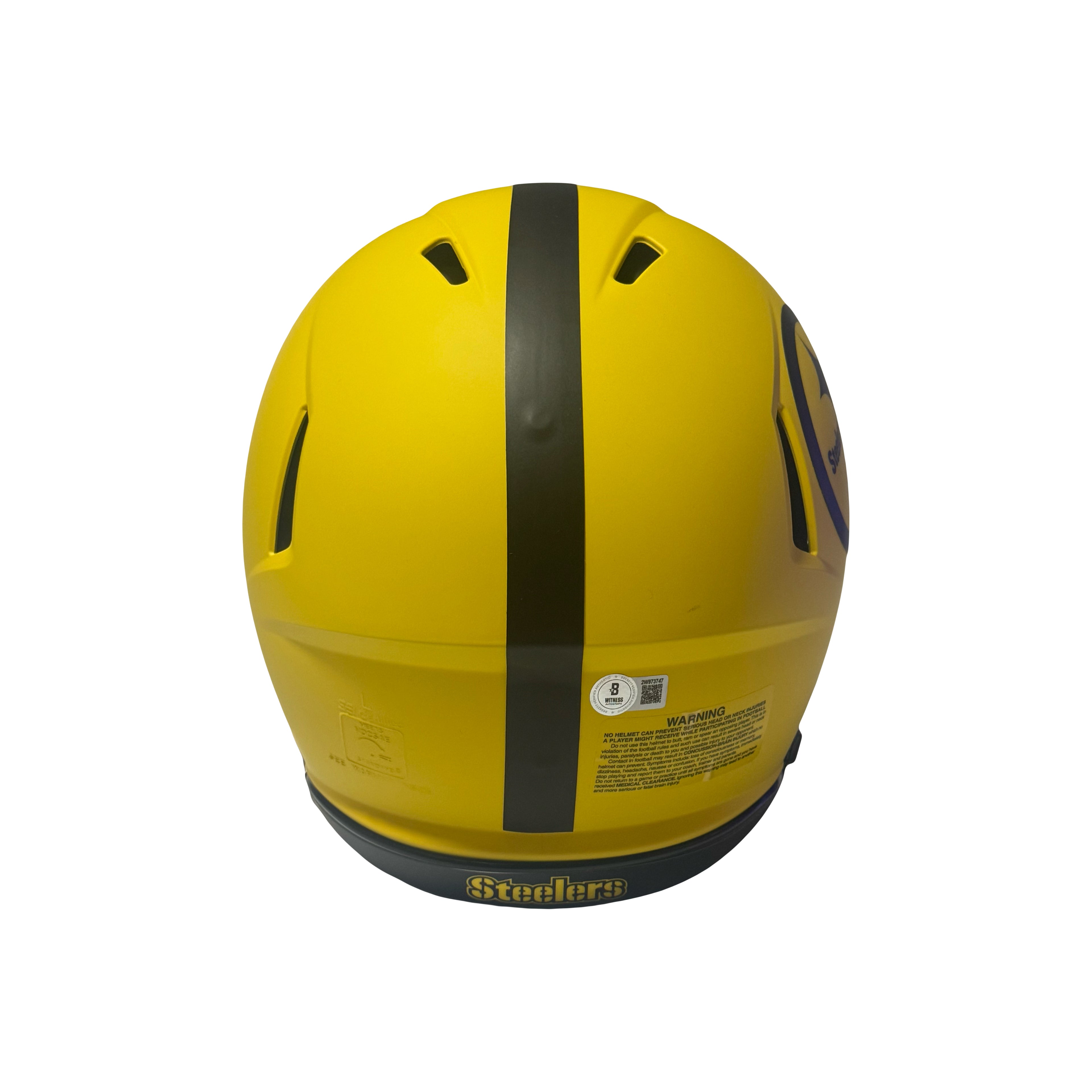 Troy Polamalu Signed Steelers Full-Size Authentic Rave Alternate Speed Helmet