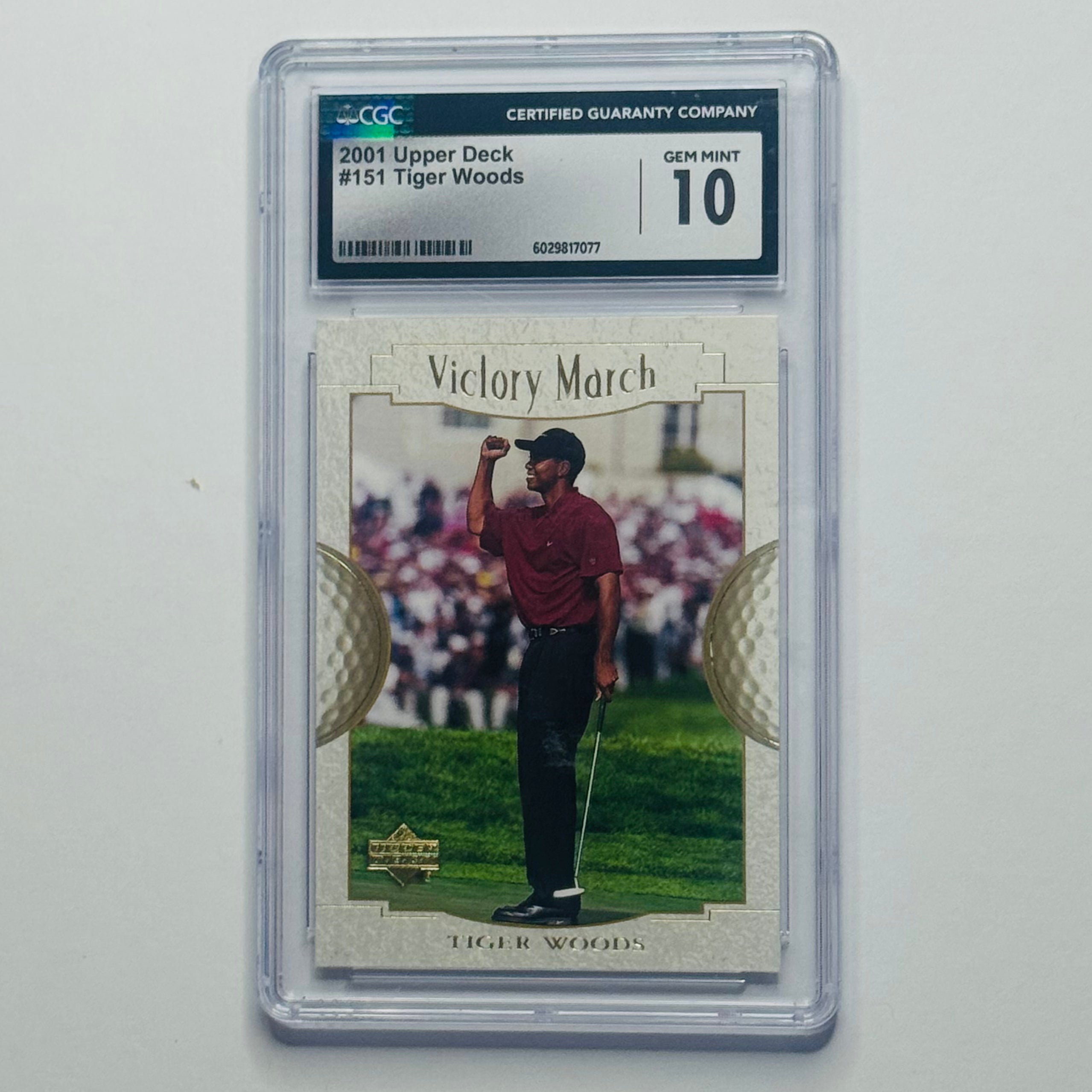 2001 Tiger Woods- Upper Deck #151 (CGC 10)