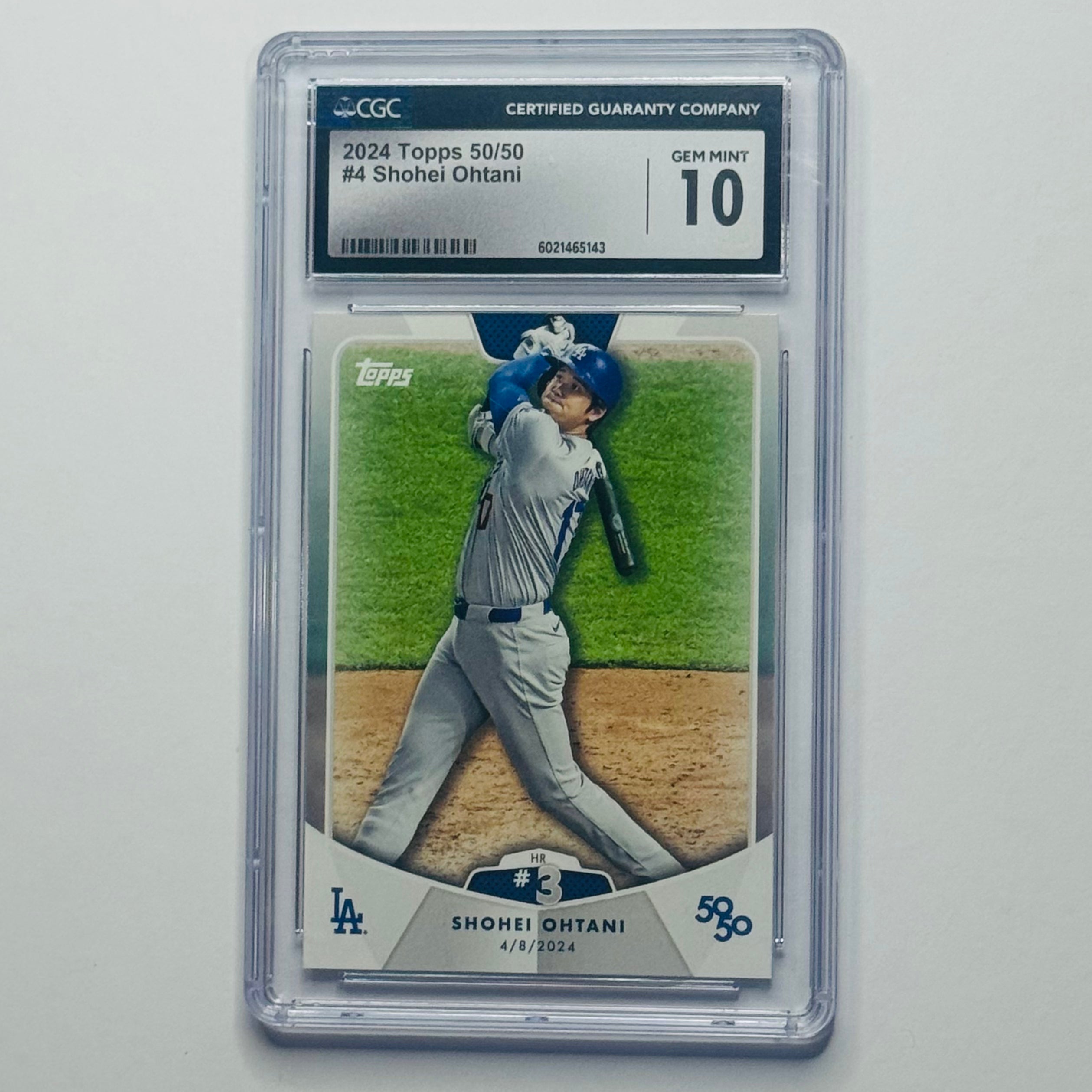 2024 Shohei Ohtani- Topps 50/50 #4 (CGC 10)
