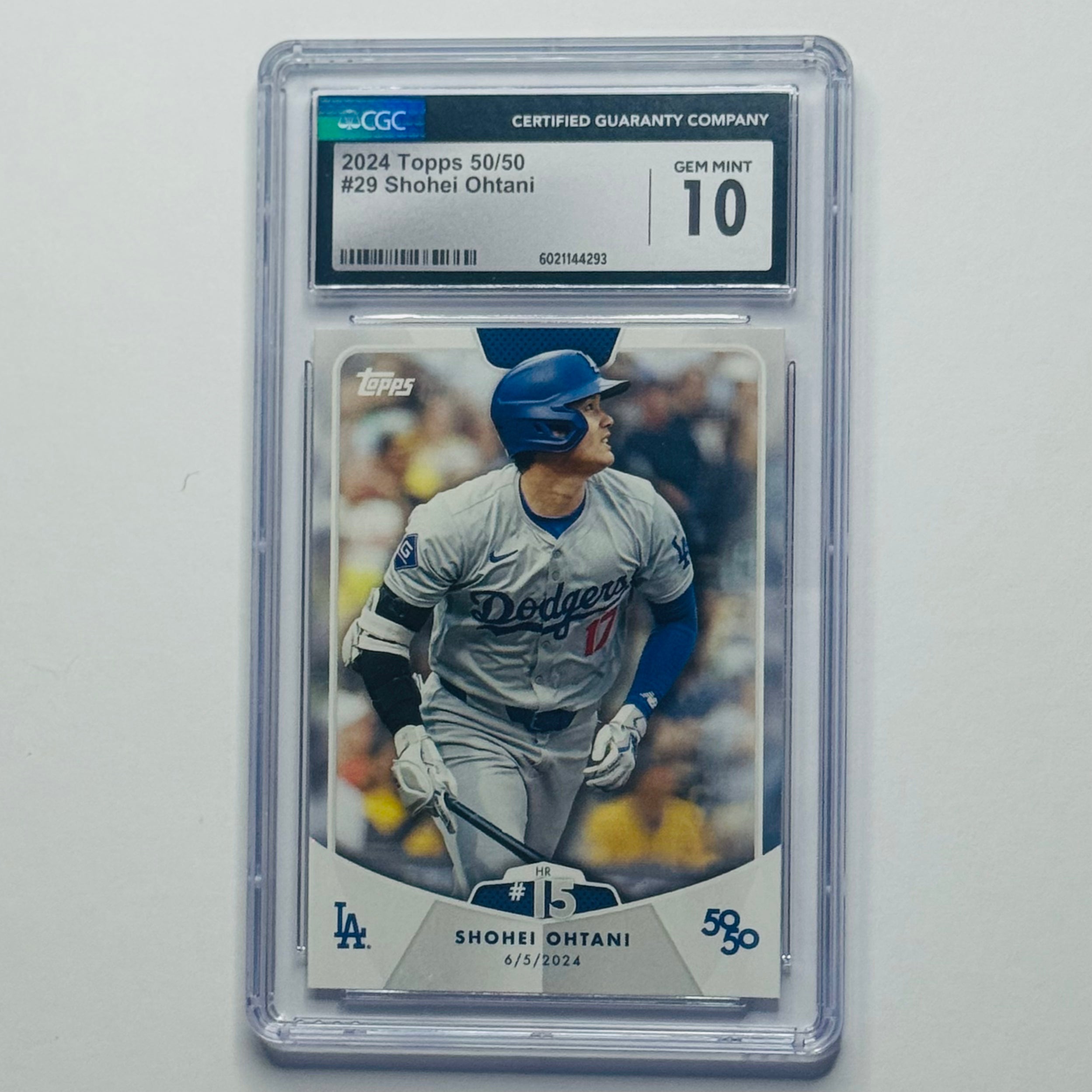 2024 Shohei Ohtani- Topps 50/50 #29 (CGC 10)