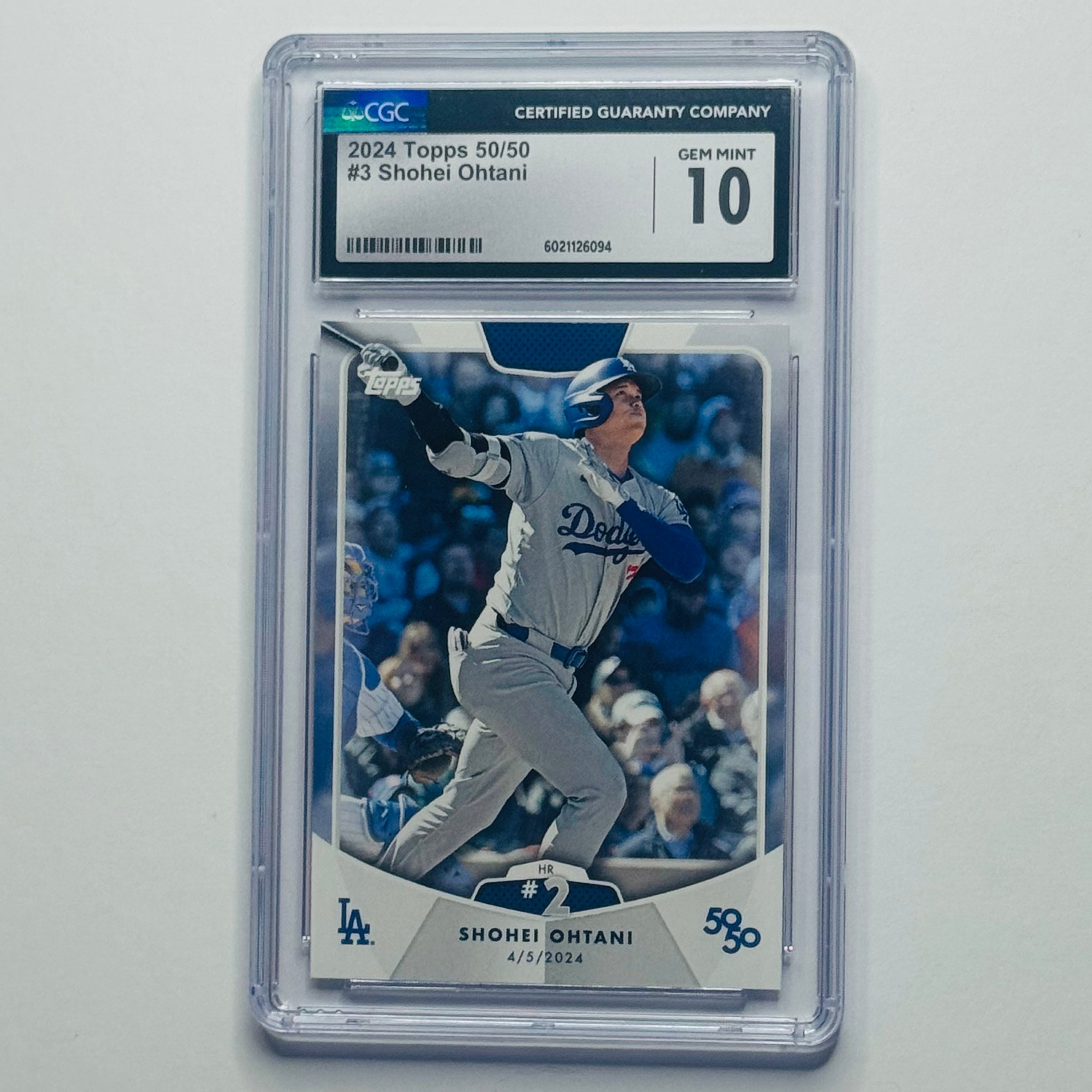 2024 Shohei Ohtani- Topps 50/50 #3 (CGC 10)