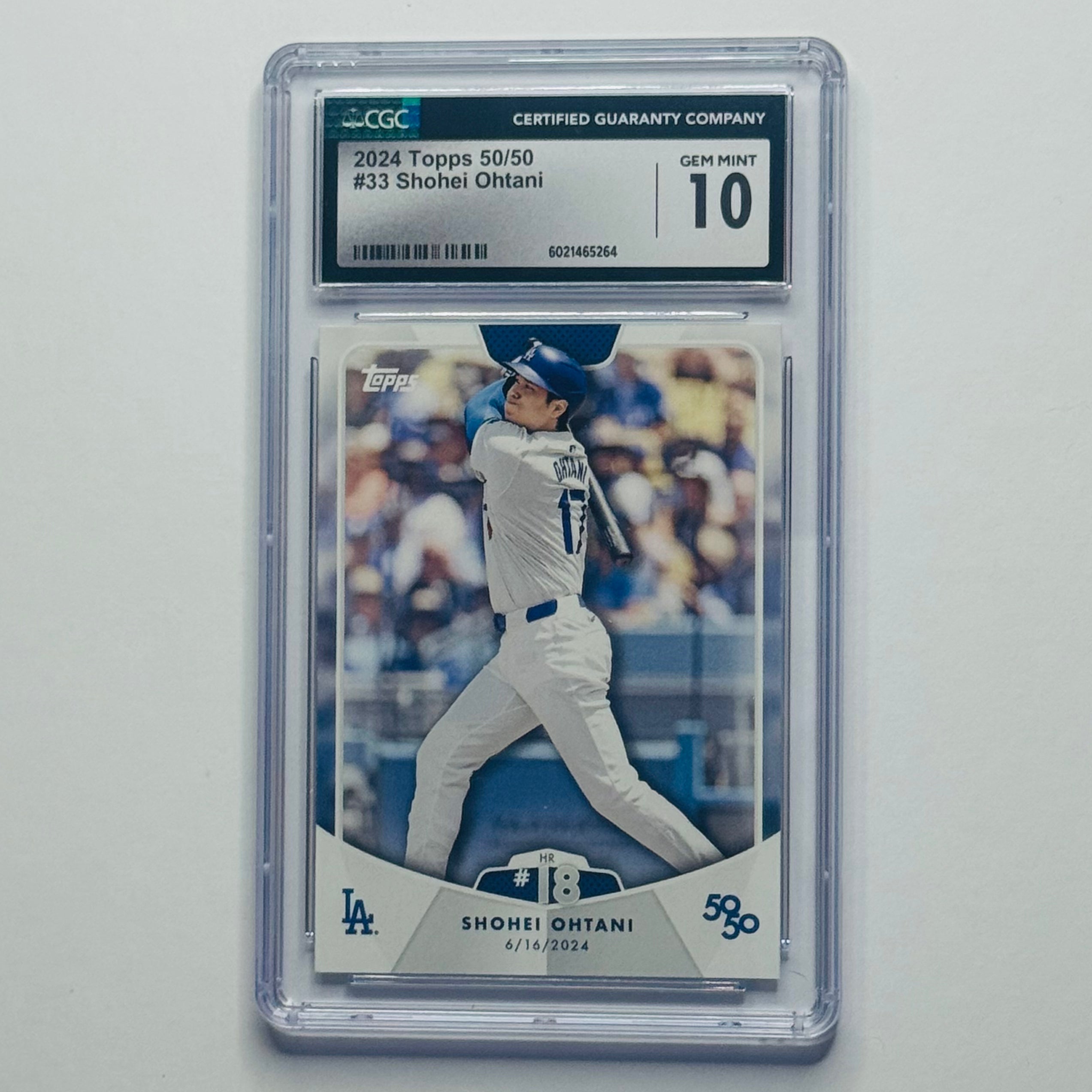 2024 Shohei ohtani- Topps 50/50 #33 (CGC 10)