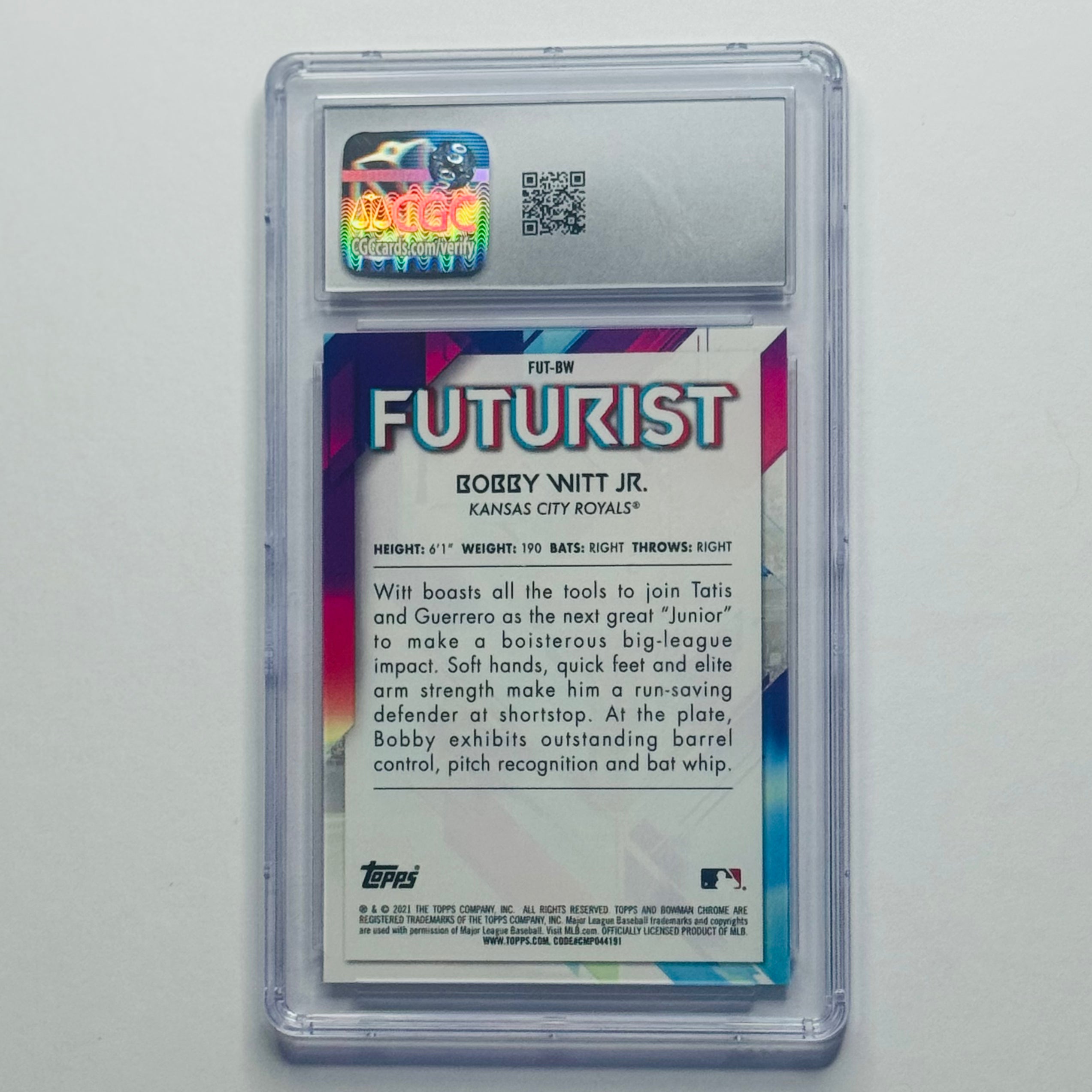 2021 Bobby Witt Jr.- Bowman Futurist #FUT-BW