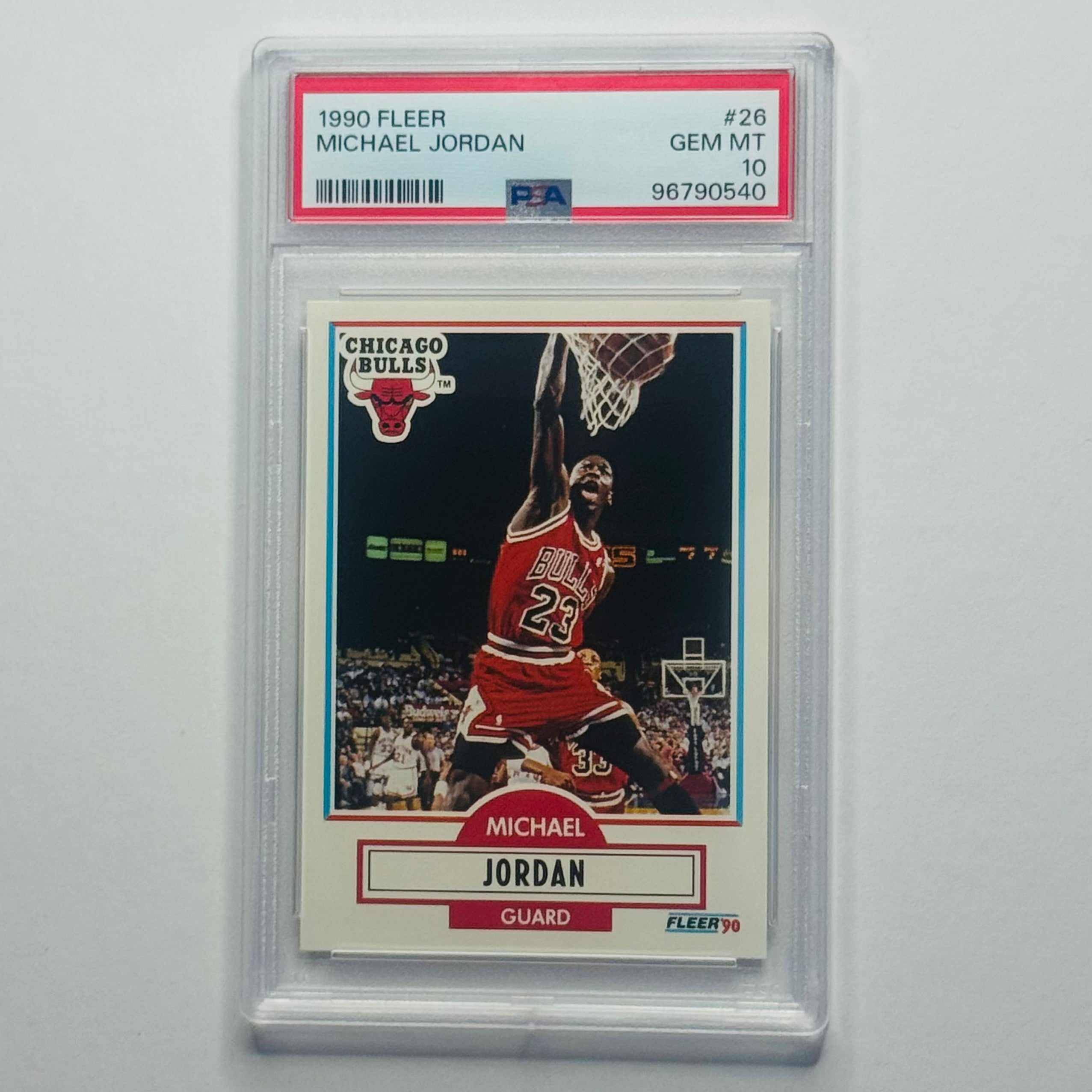 1990 Michael Jordan- Fleer #26 (PSA 10)