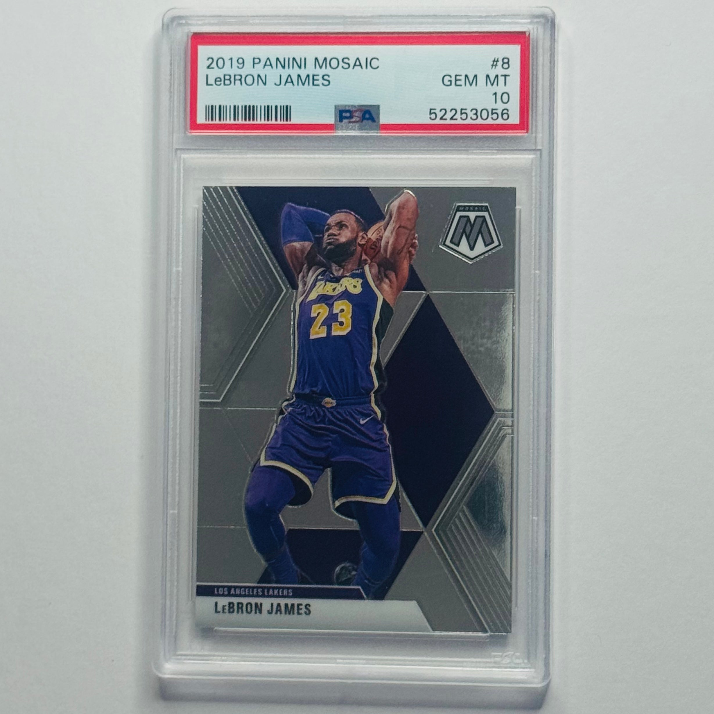 2019 LeBron James- Panini Mosaic #8 (PSA 10)