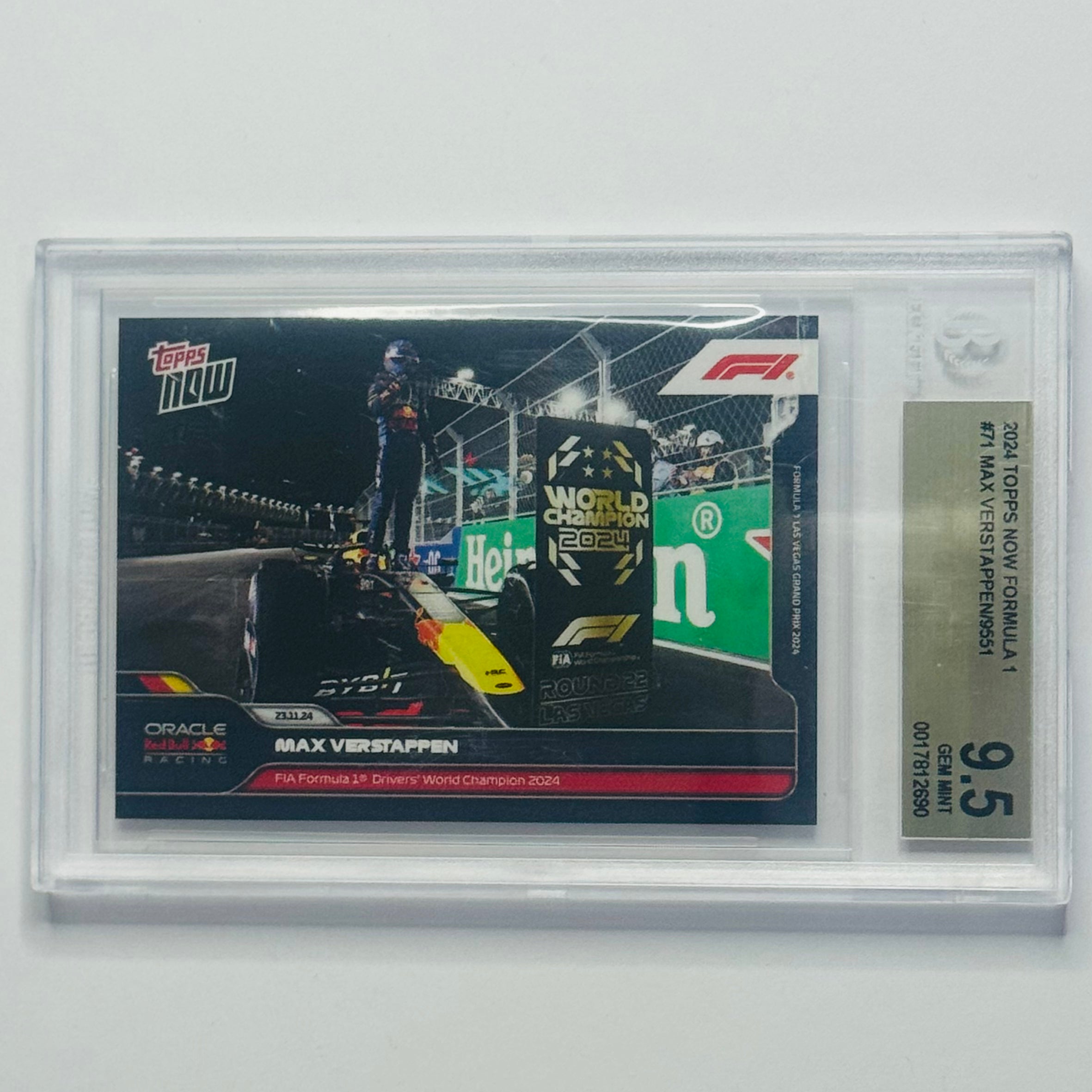 2024 Max Verstappen- Topps Formula 1 #71 (BGS 9.5)