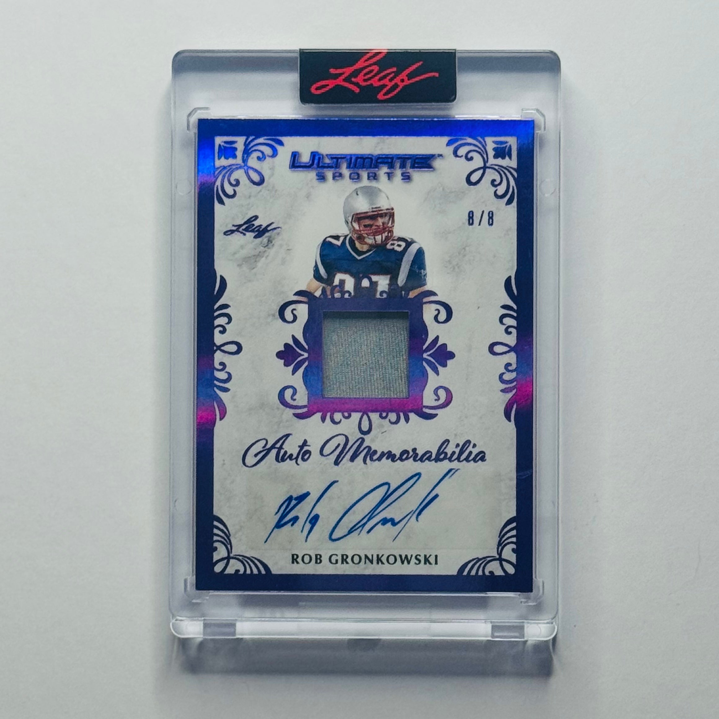 2024 Rob Gronkowski- Leaf Auto Memorabilia #8/8 #AM-RG
