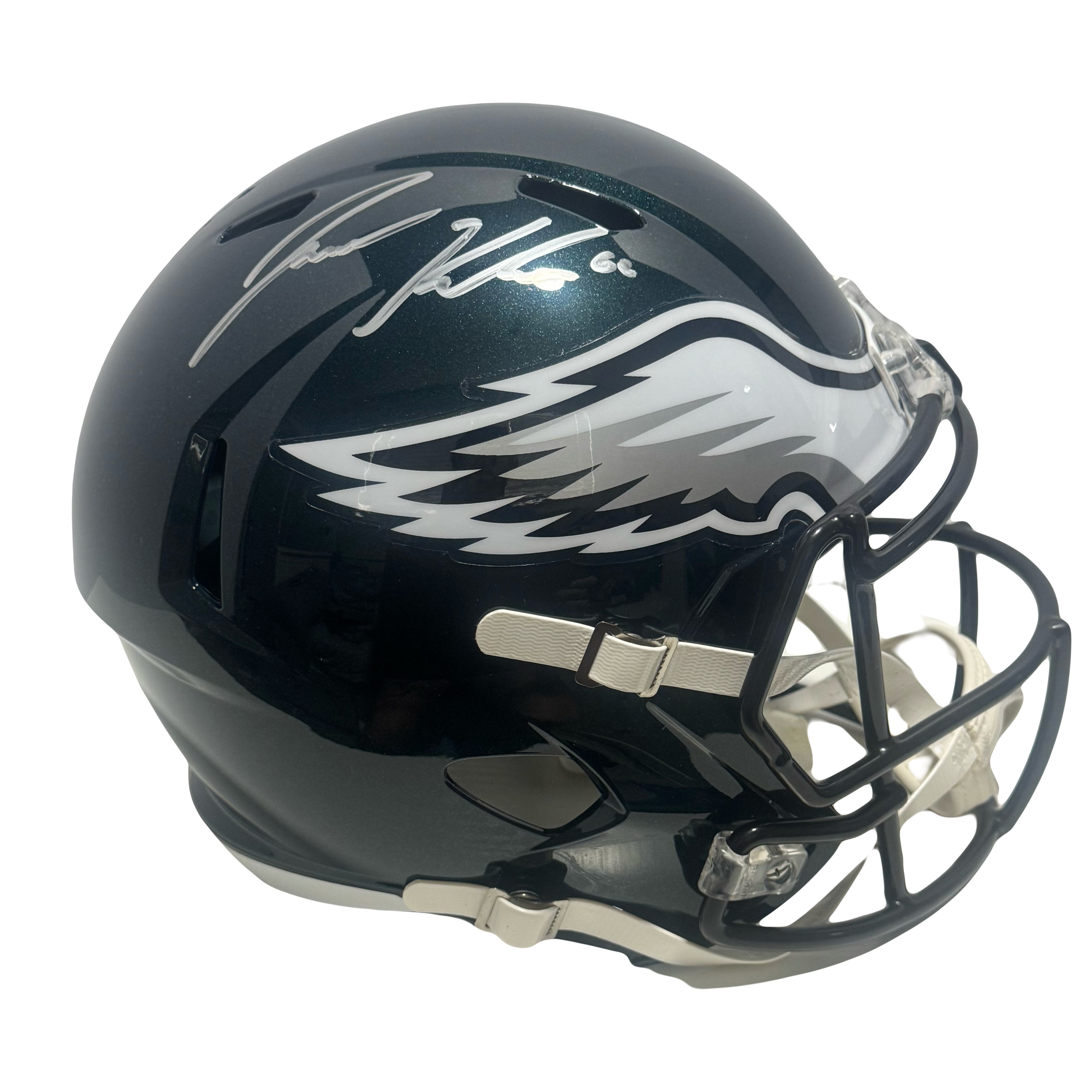 Jason Kelce Signed Full-Size Replica Eagles Helmet