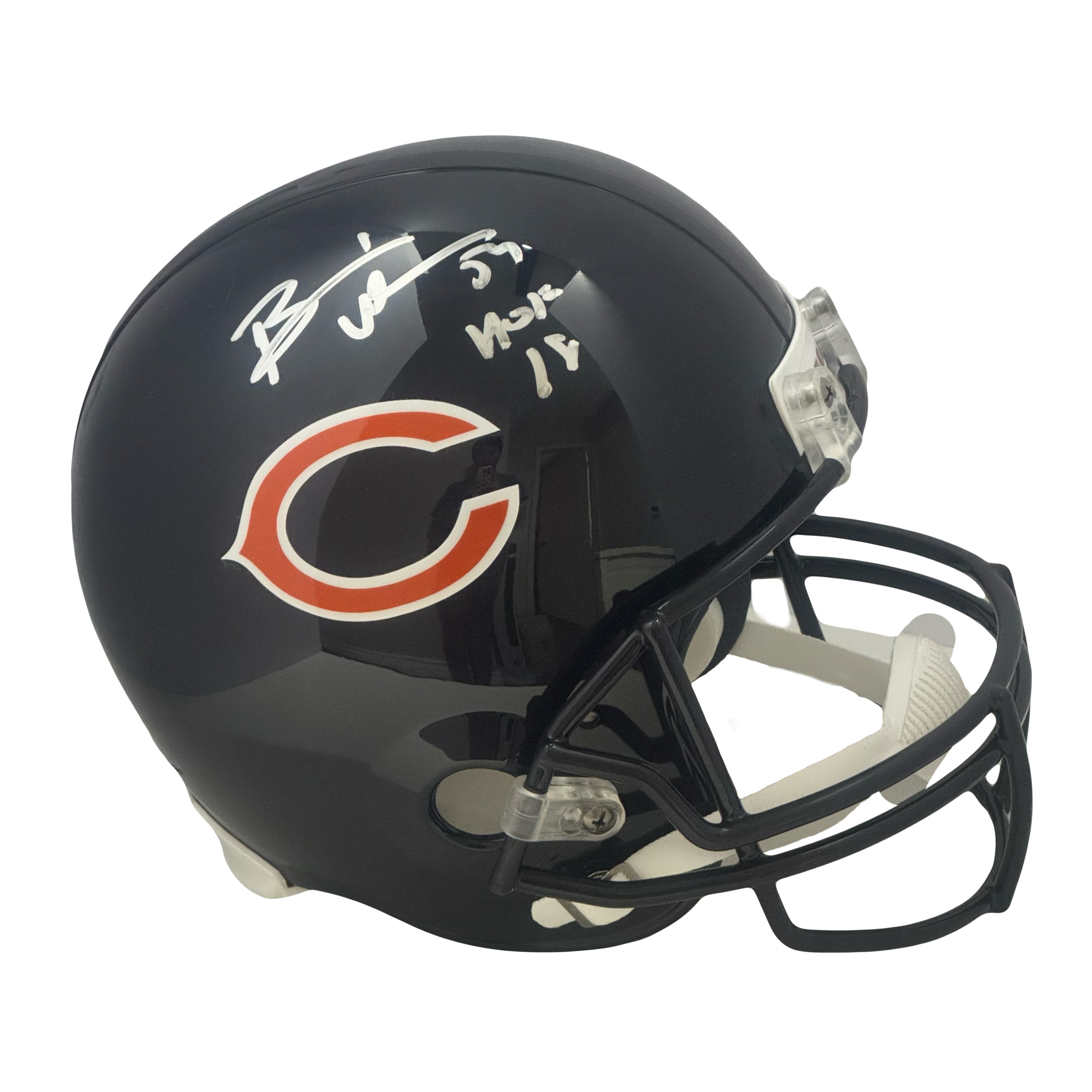 Brian Urlacher Signed Full-Size Replica Bears Helmet