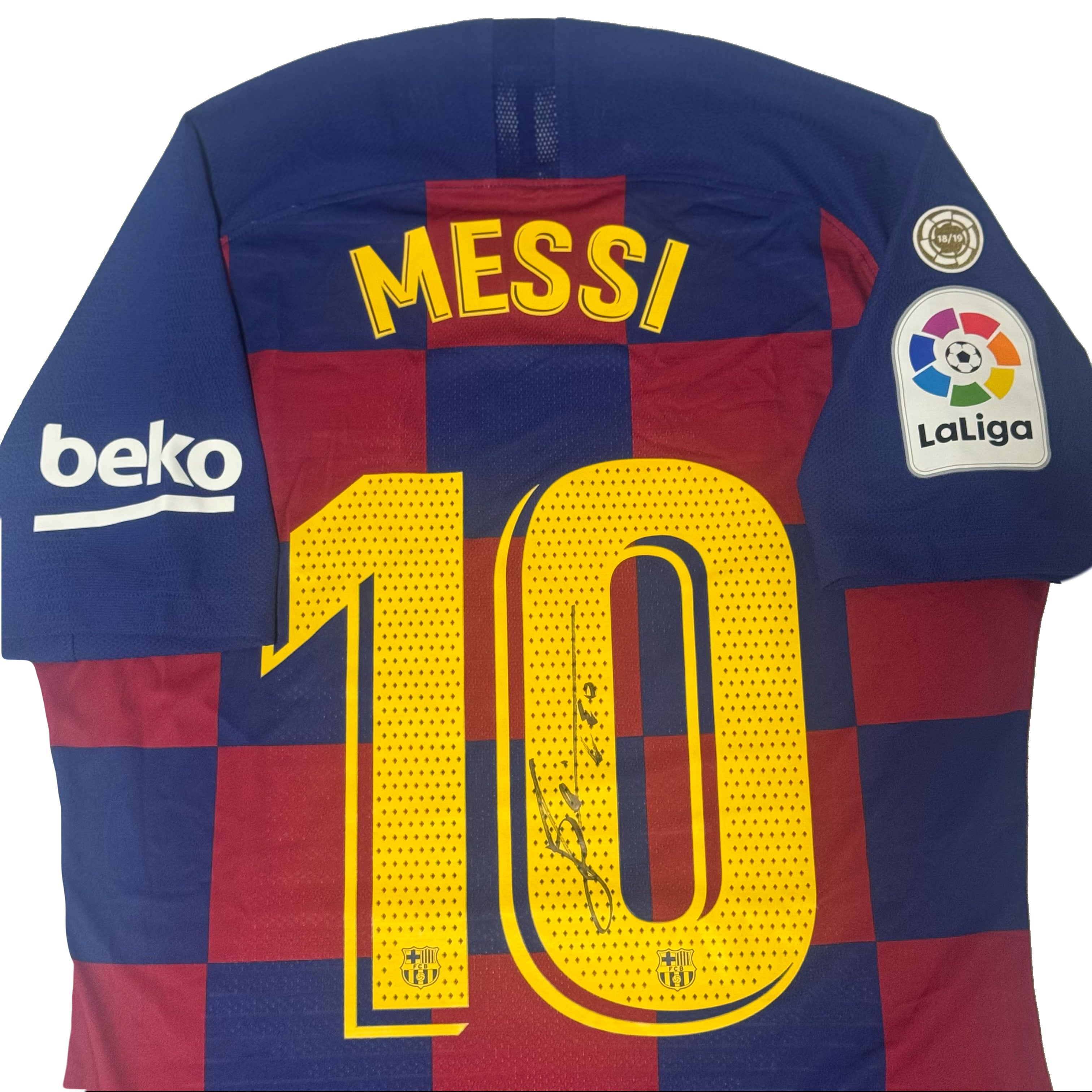 Lionel Messi Signed Barcelona Jersey