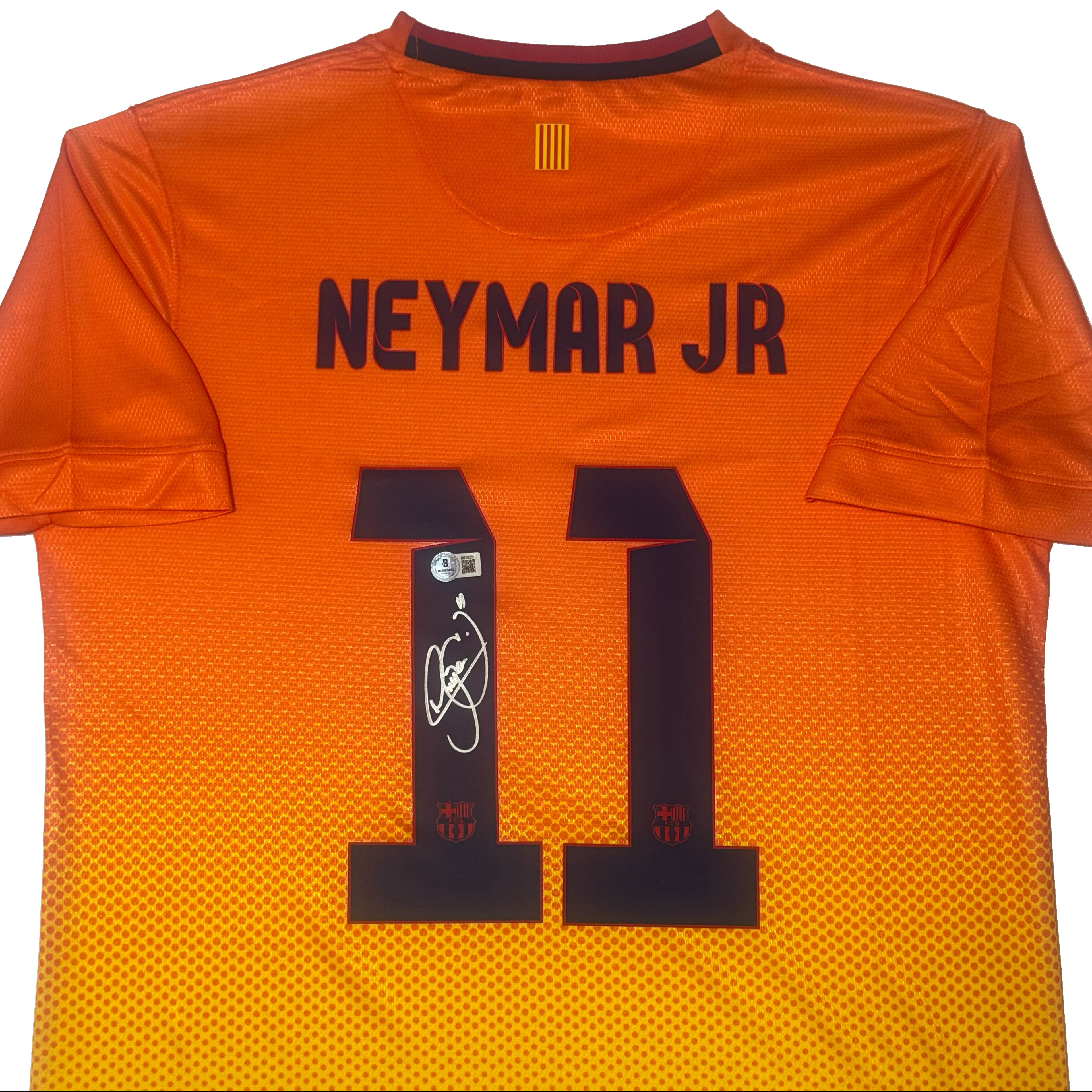 Neymar Jr. Barcelona Orange Jersey