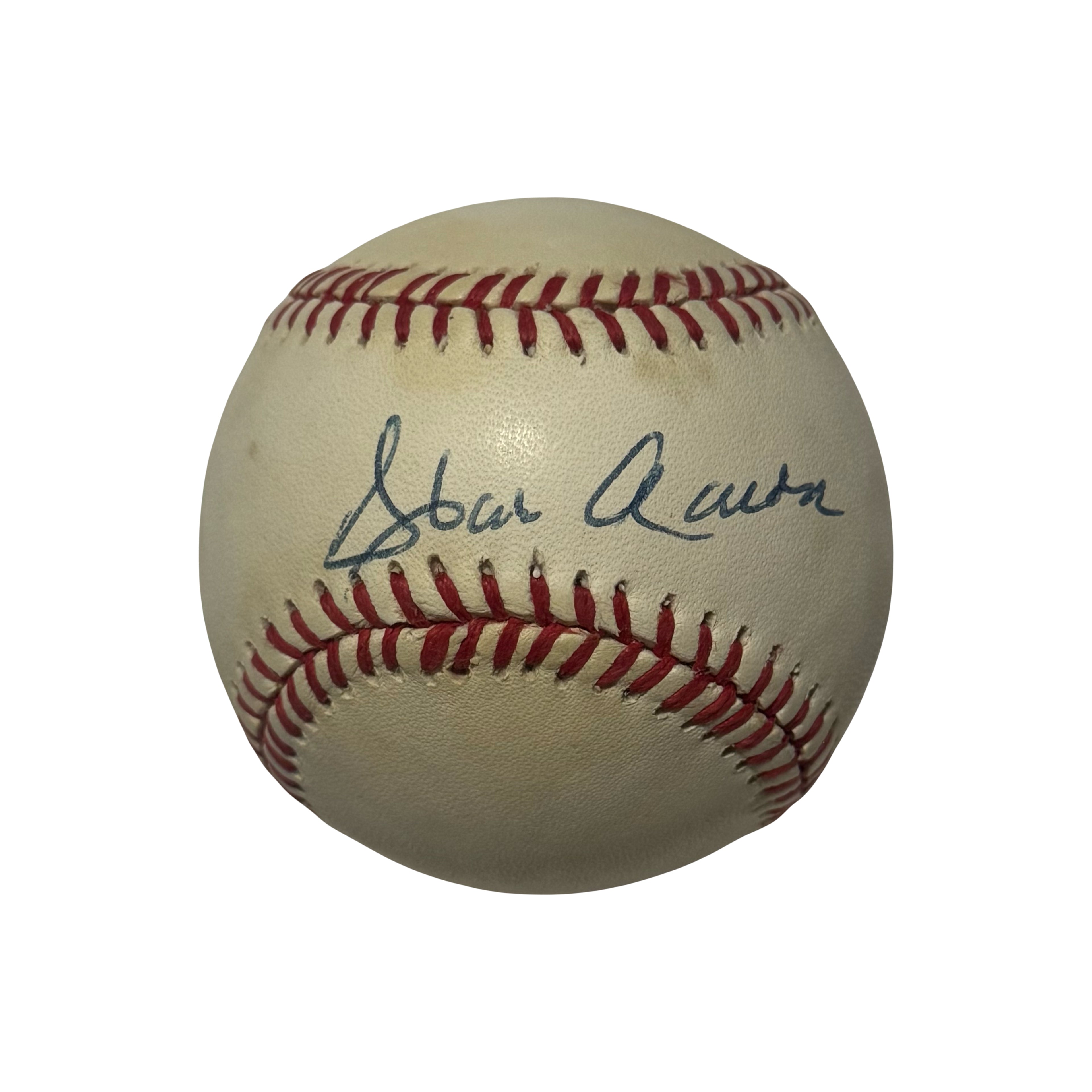 Hank Aaron Signed ONL Baseball