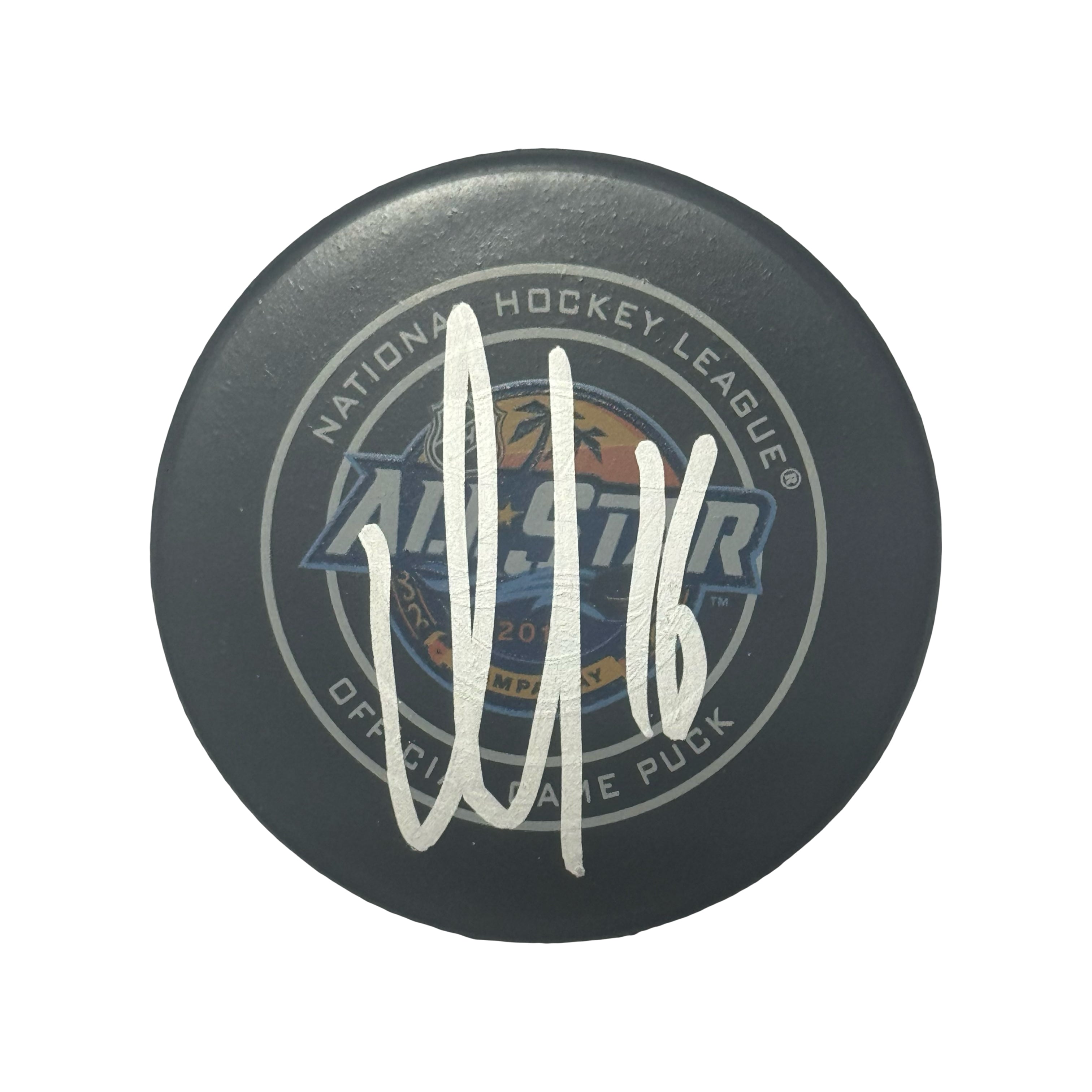 Aleksander Barkov Signed 2018 All-Star Logo Hockey Puck