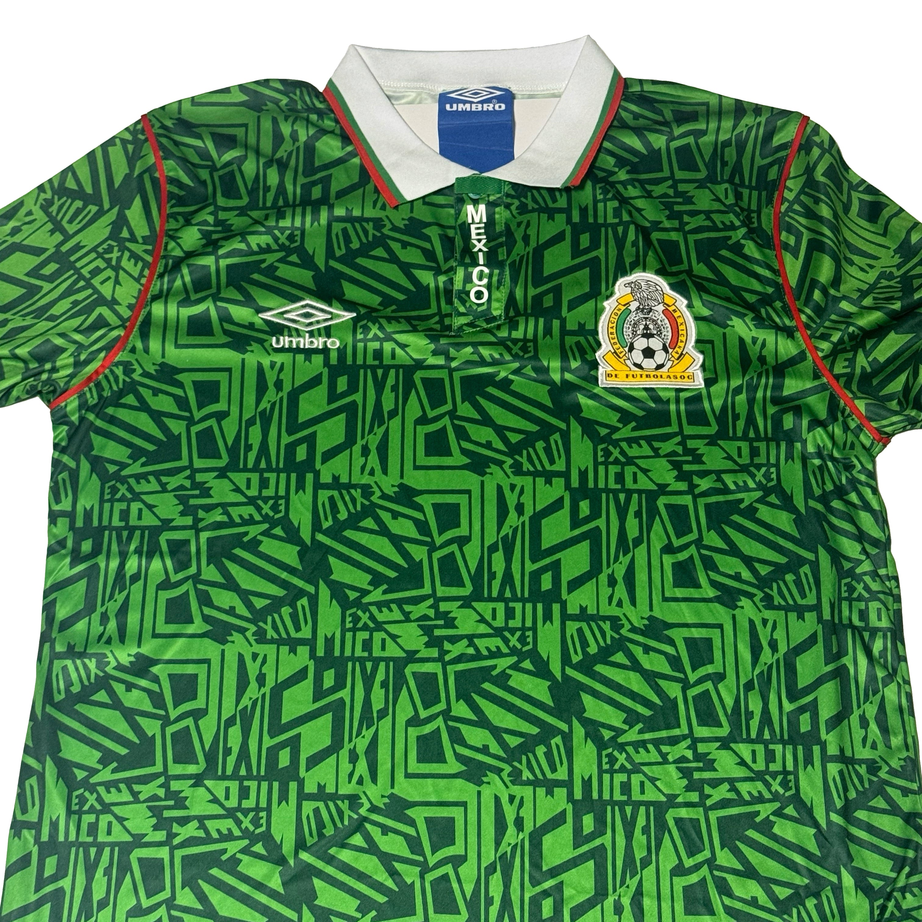 Luis Garcia Signed Mexico Umbro Authentic Jersey