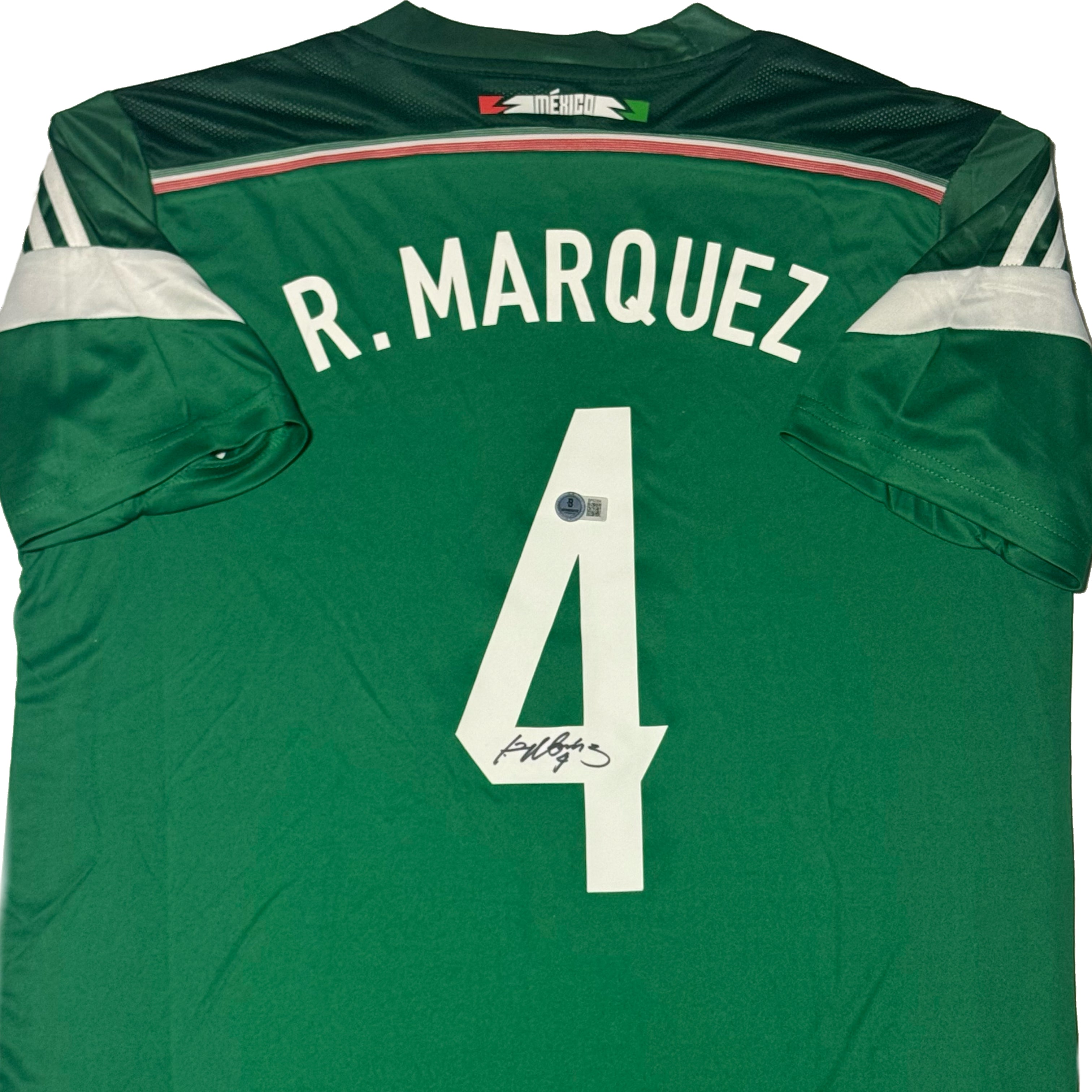 Rafael Marquez Signed Mexico Adidas Authentic Jersey