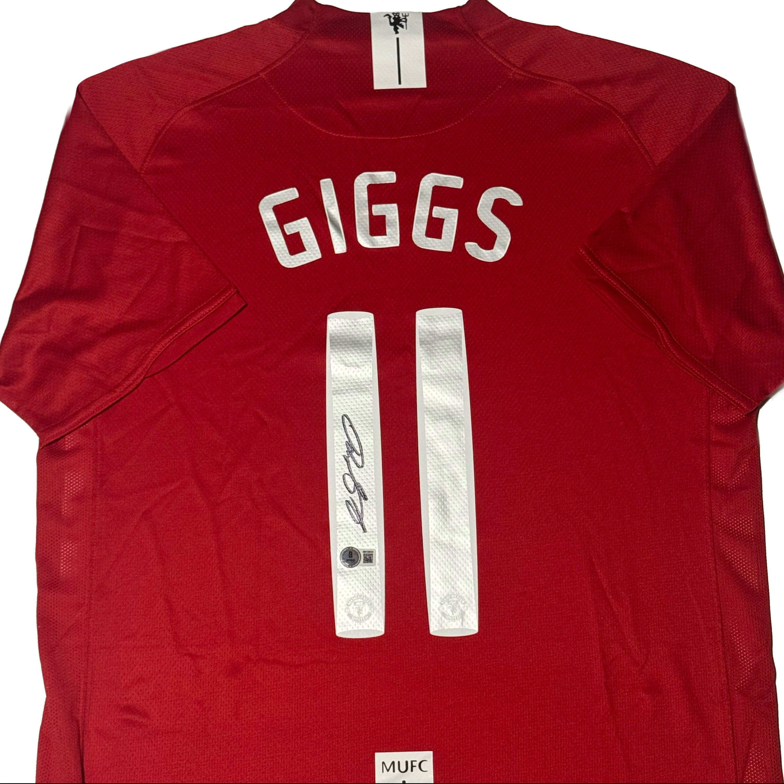 Ryan Giggs Signed Manchester United Nike Authentic Jersey