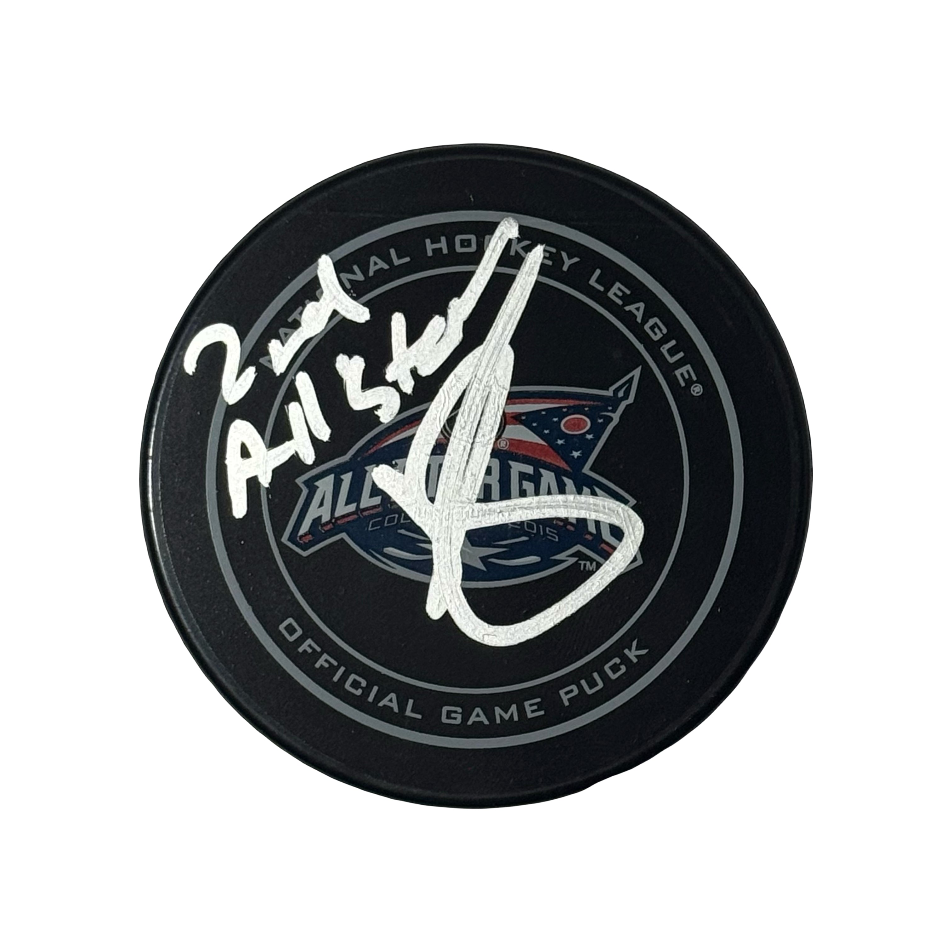 Drew Doughty Signed 2015 All-Star Game Logo Hockey Puck