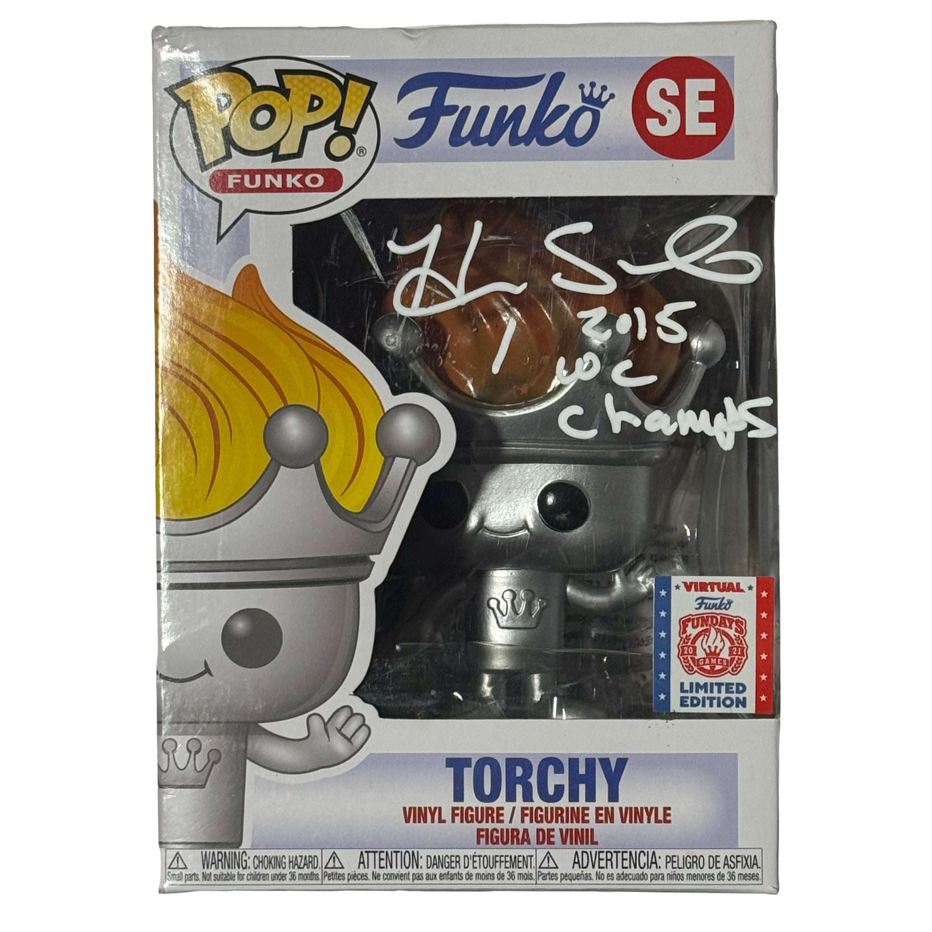 Hope Solo Signed Torchy Funko Pop